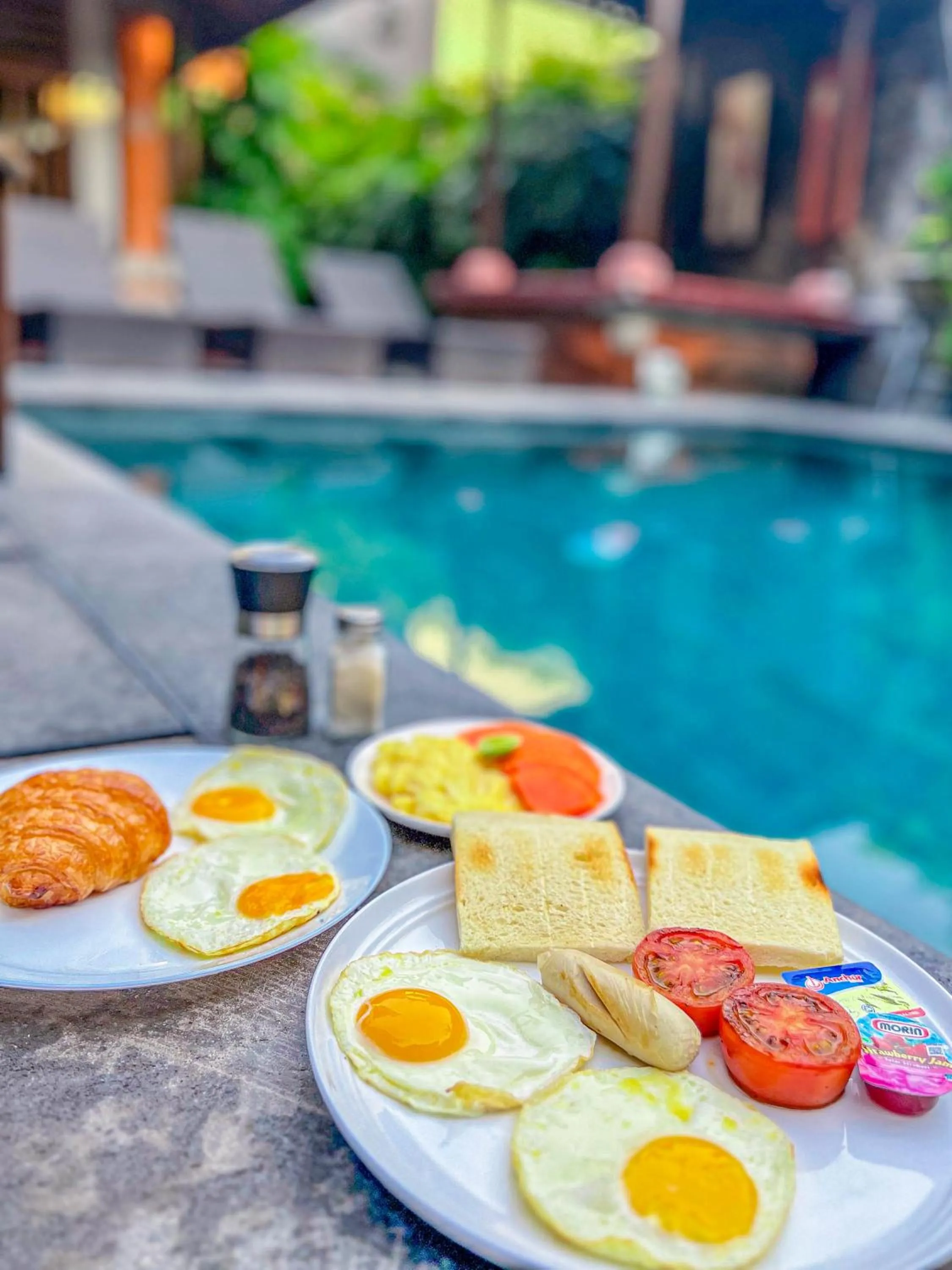 Breakfast in Puri Mango Guest House Sanur