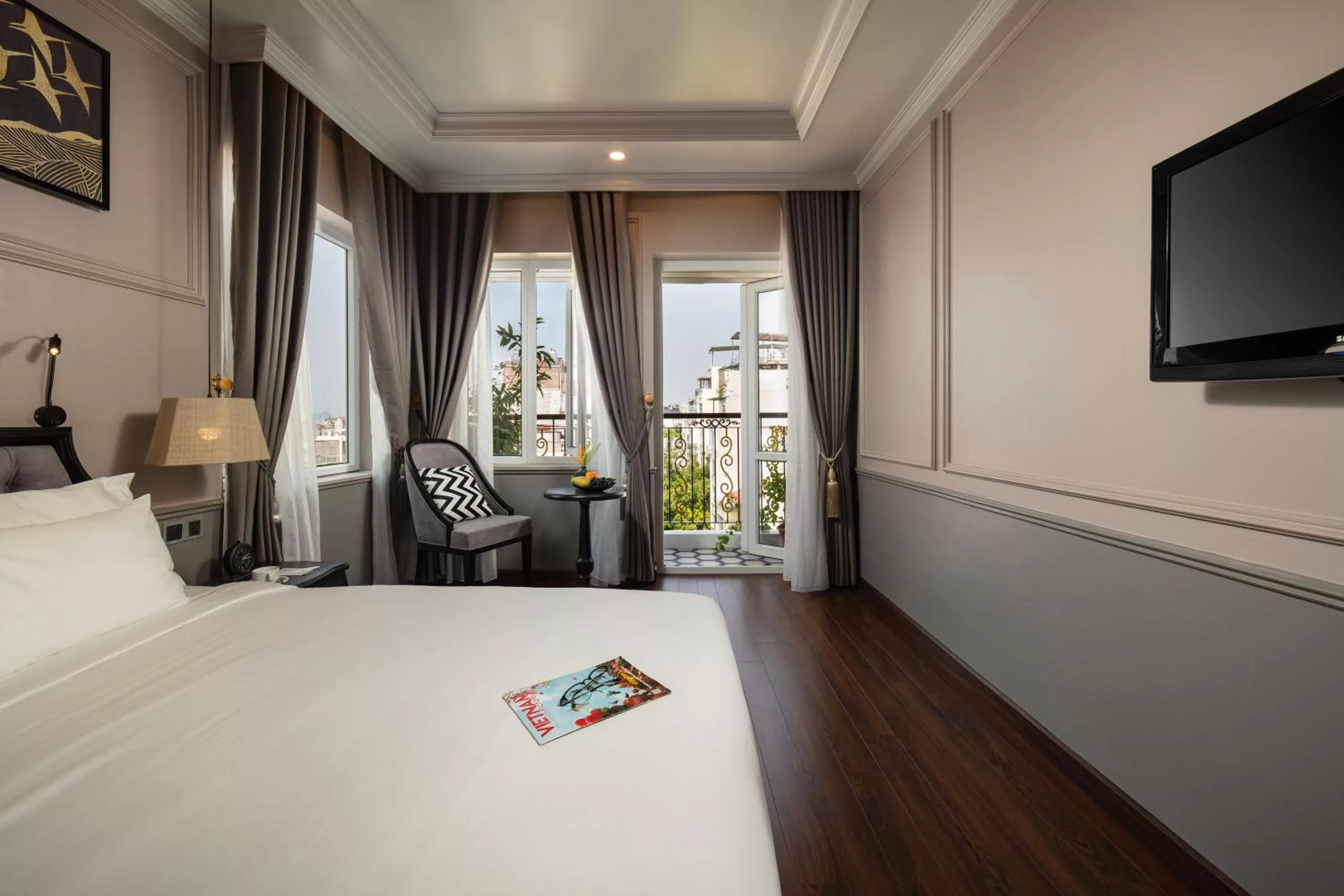 Balcony/Terrace, Bed in Imperial Hotel & Spa