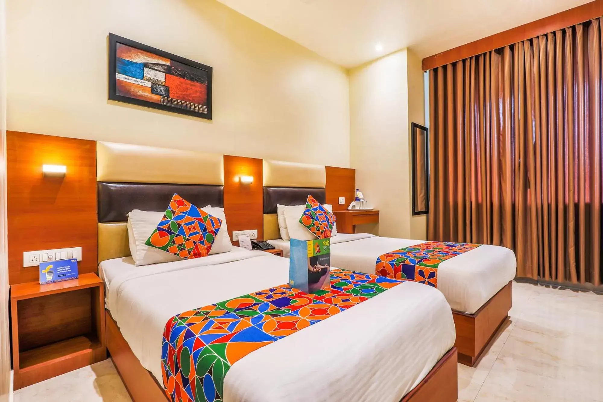 Deluxe Room - single occupancy in FabHotel Liwa International - Nr Mumbai International Airport Deluxe Room - single occupancy in FabHotel Liwa International - Nr Mumbai International Airport