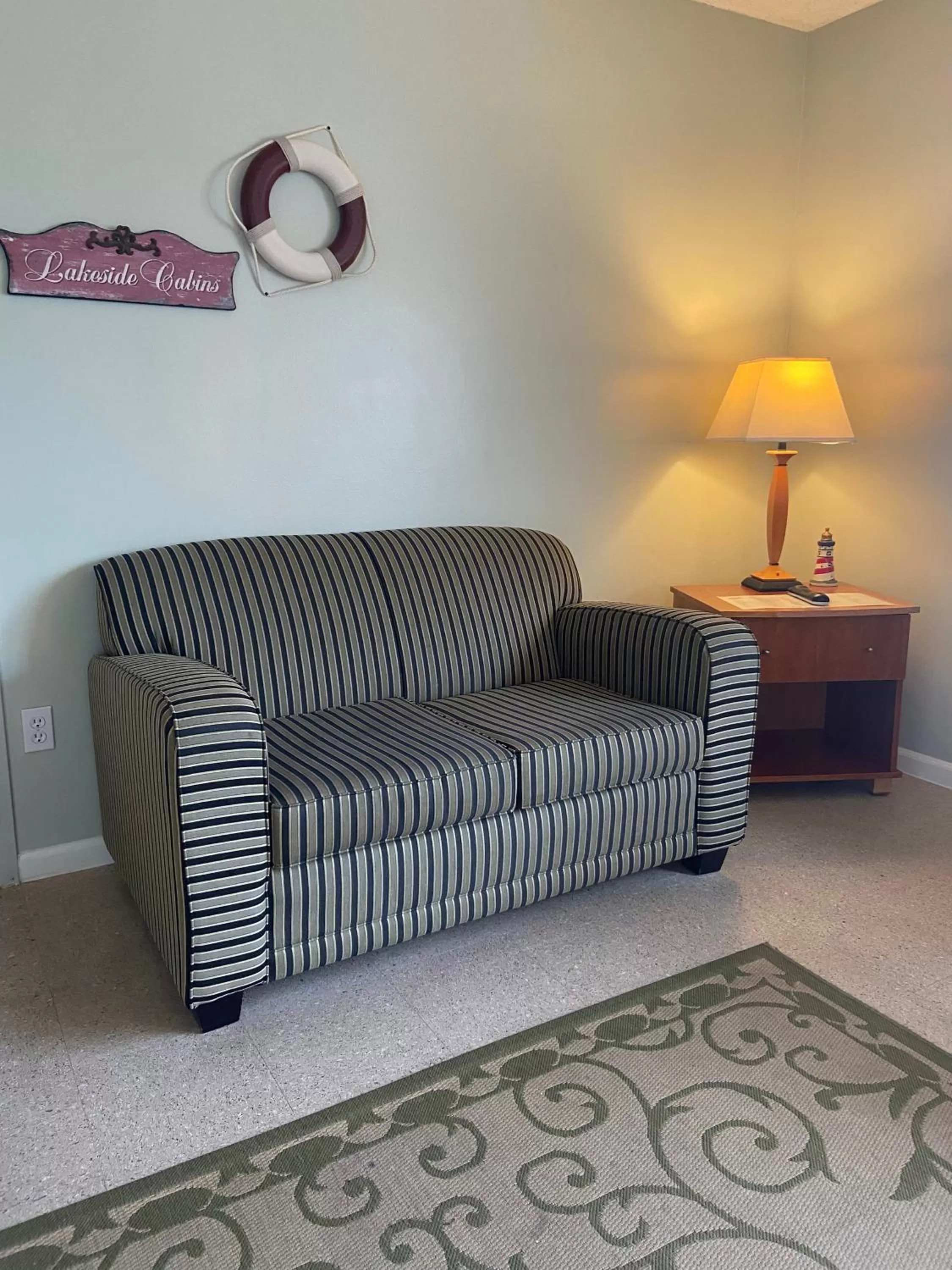 Living room in Gold Coast Family Cottages