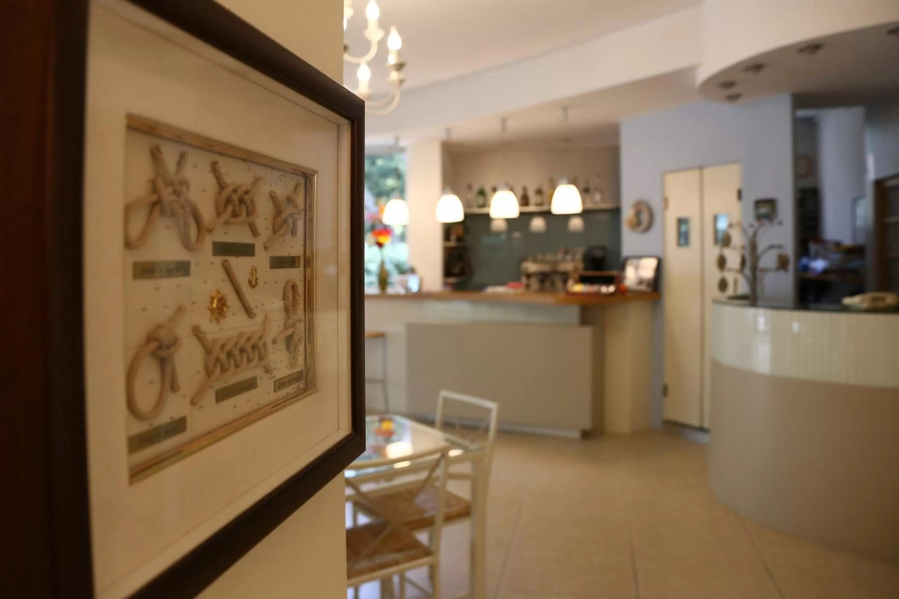 Lobby or reception in Hotel Santiago