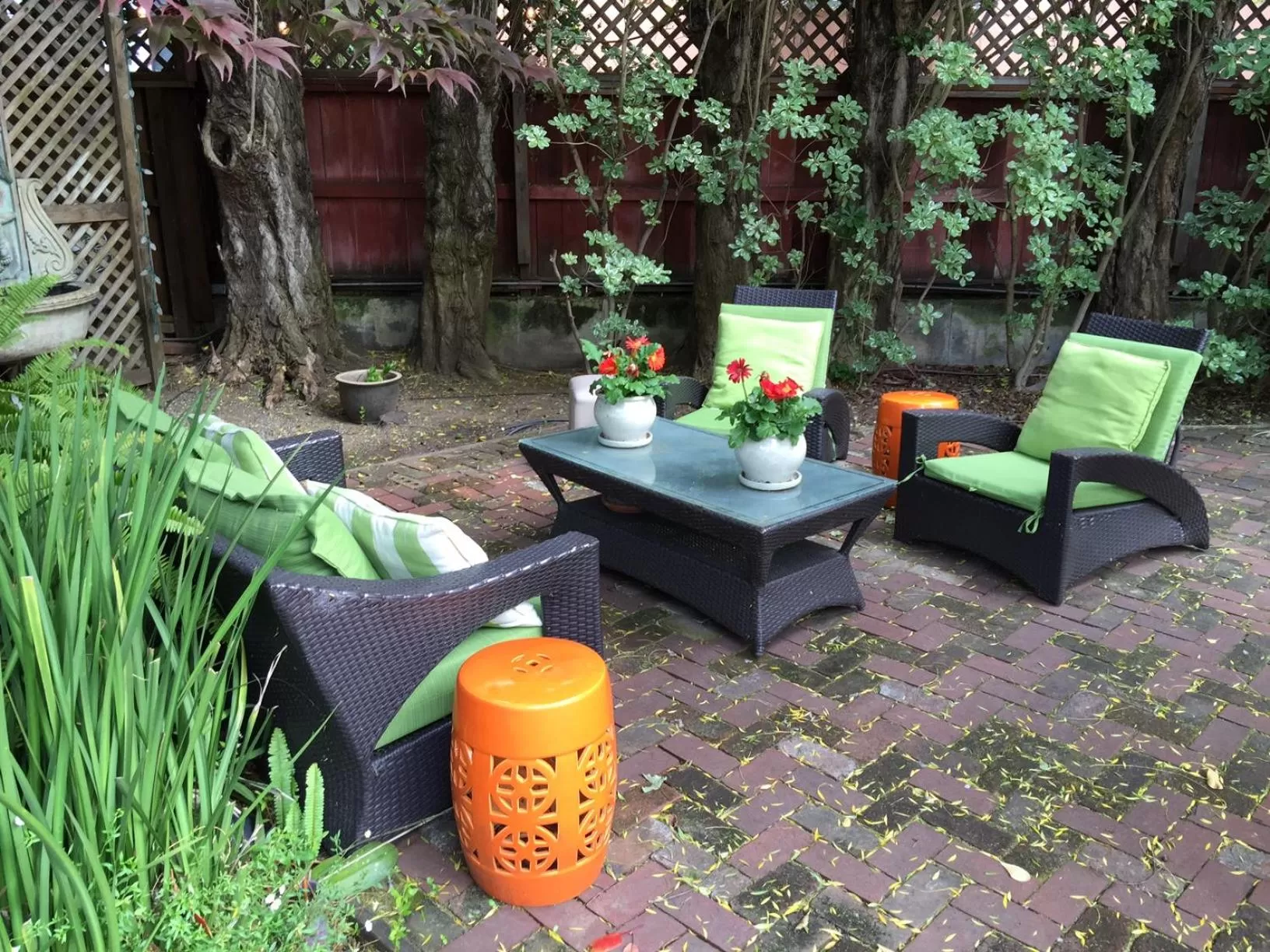 Patio in Parker Guest House