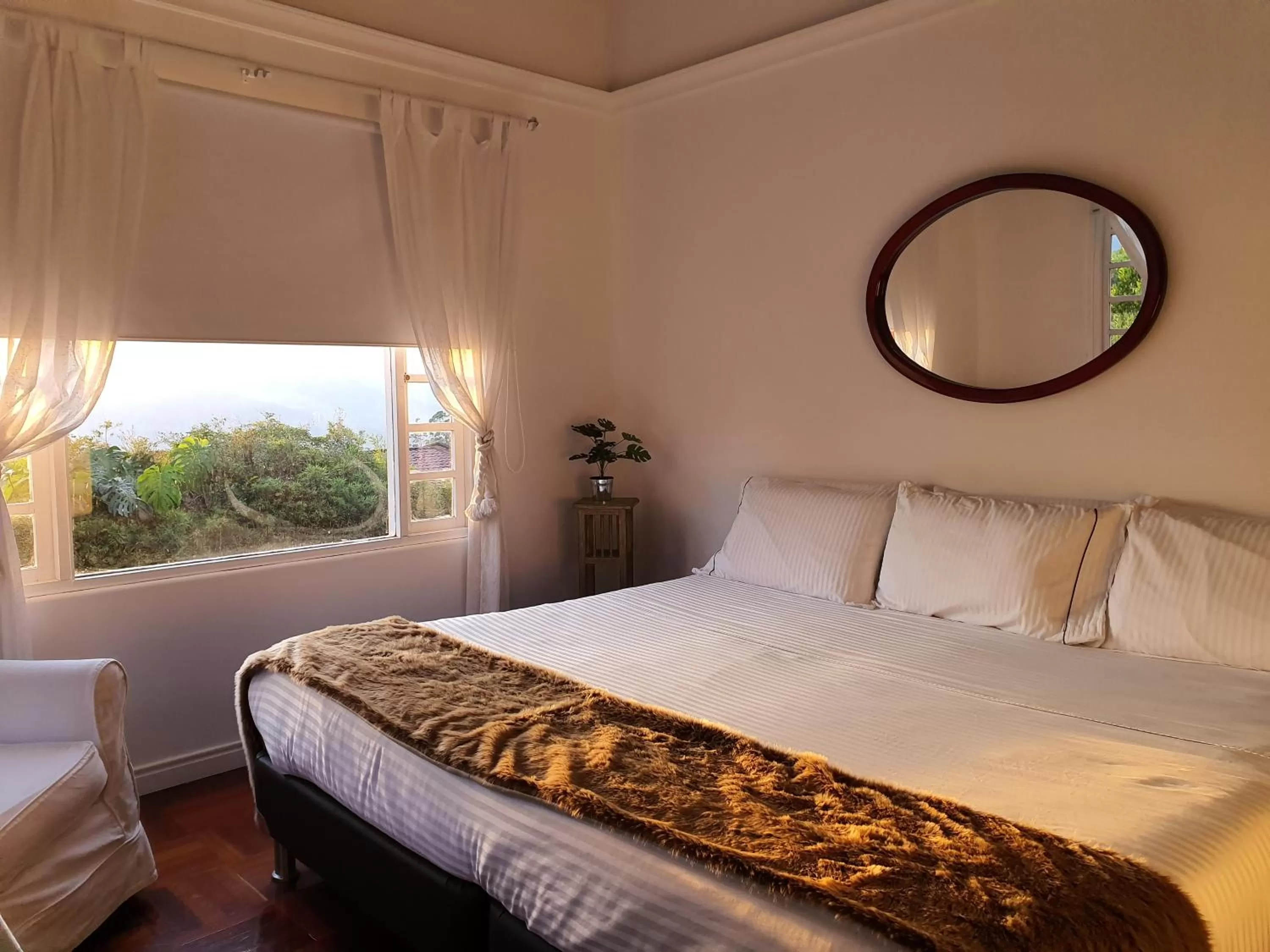 Bed in Hotel Casa Madero