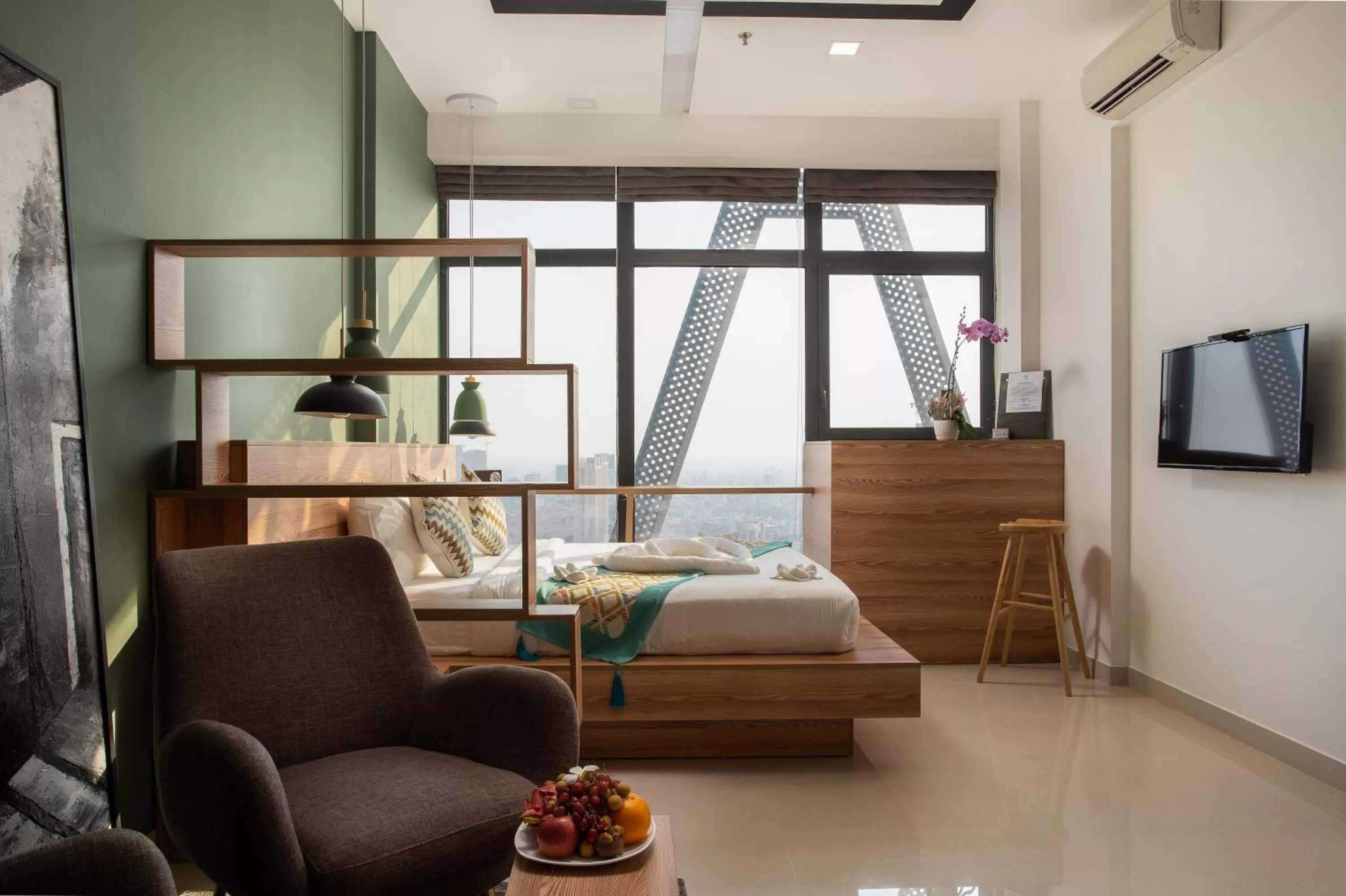 Bed in The Snowbell Hotel & Spa at The Bridge