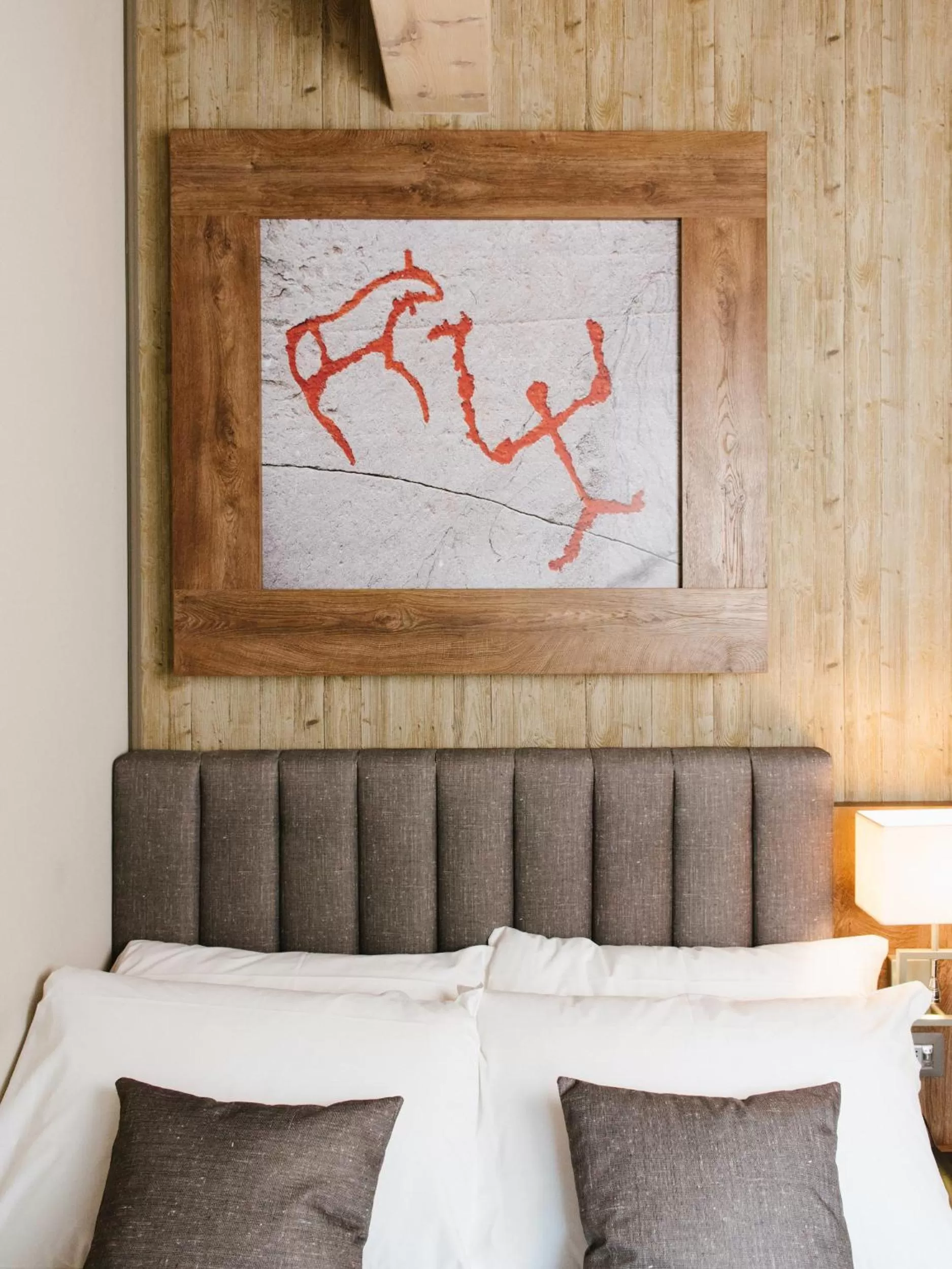 Bed in Lake Hotel La Pieve