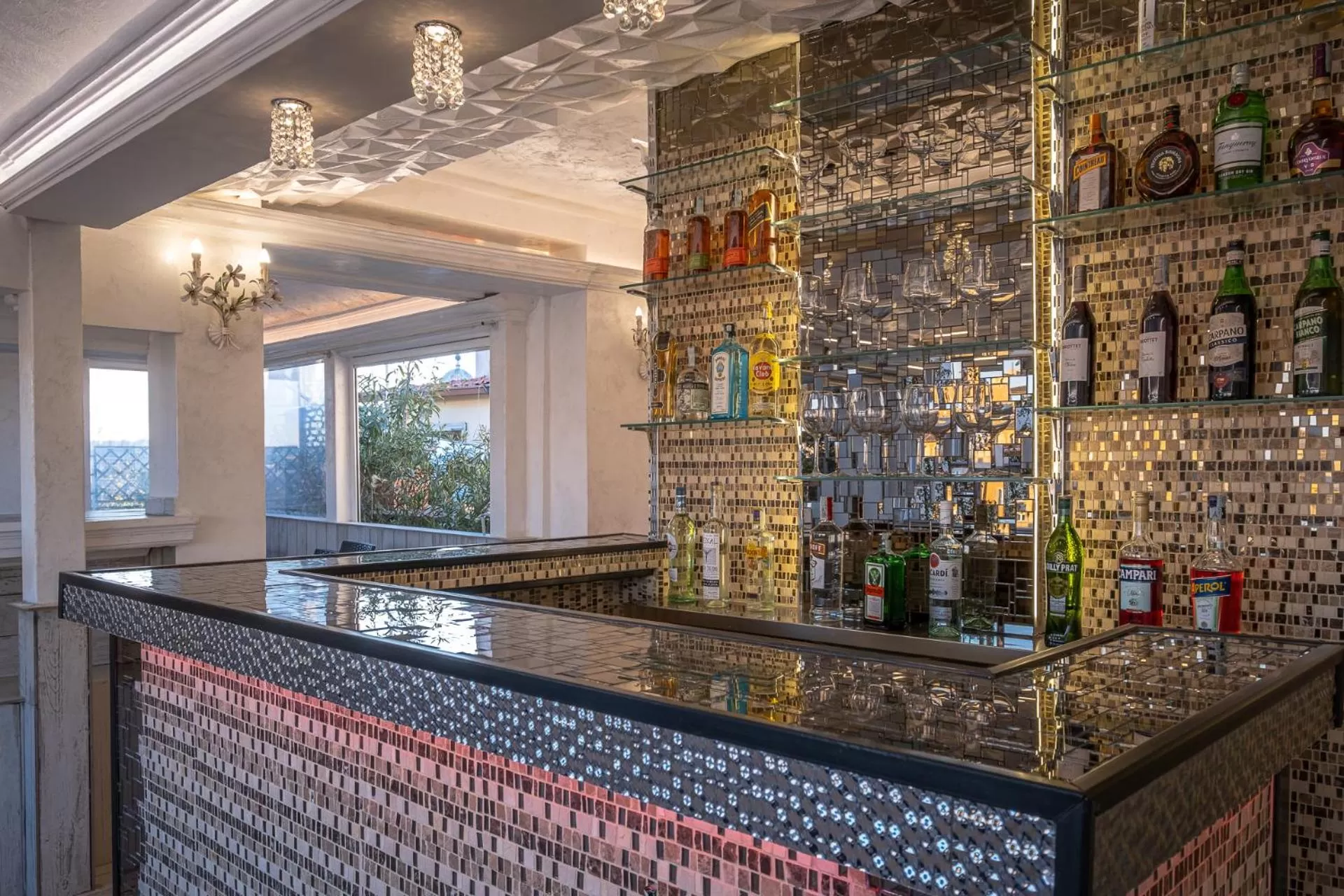 Lounge or bar in Antica Dimora Delle Cinque Lune