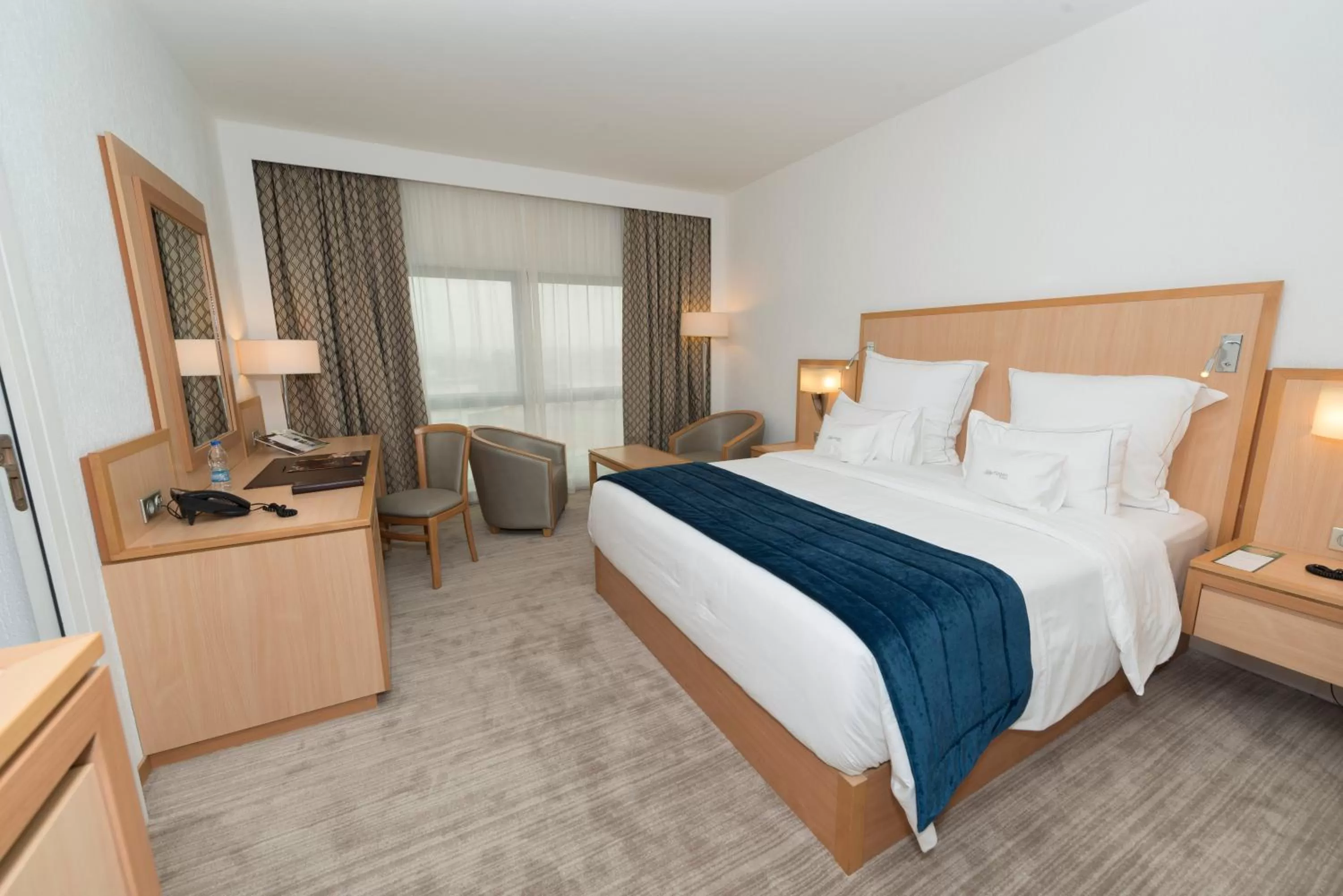 Photo of the whole room, Bed in Hotel Tiama Abidjan