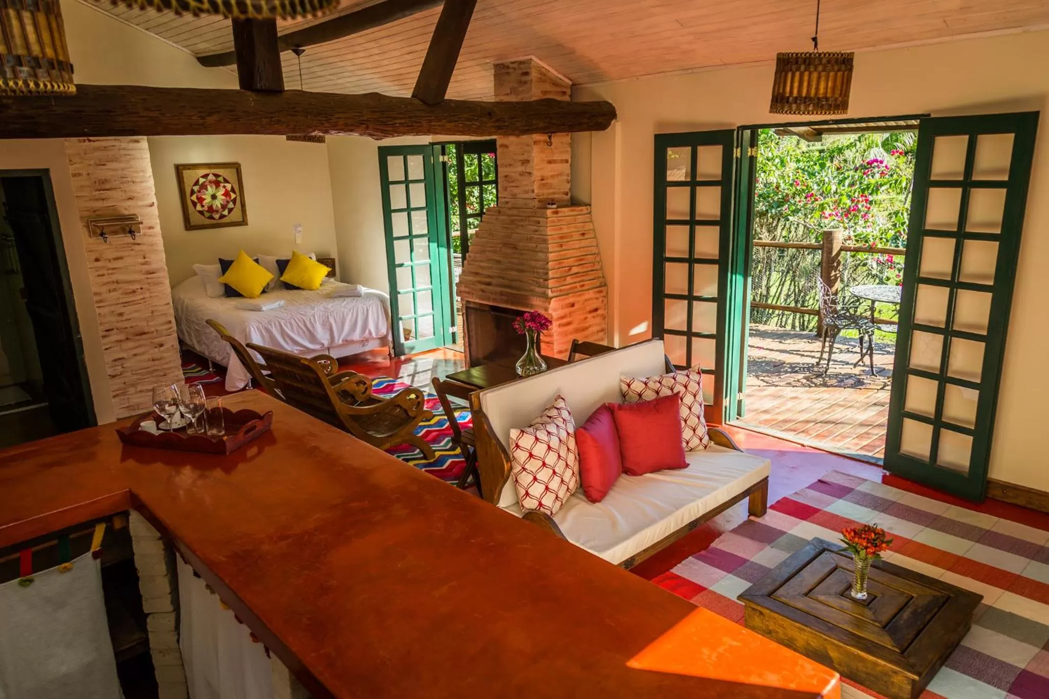 Seating Area in Pousada Serra do Luar