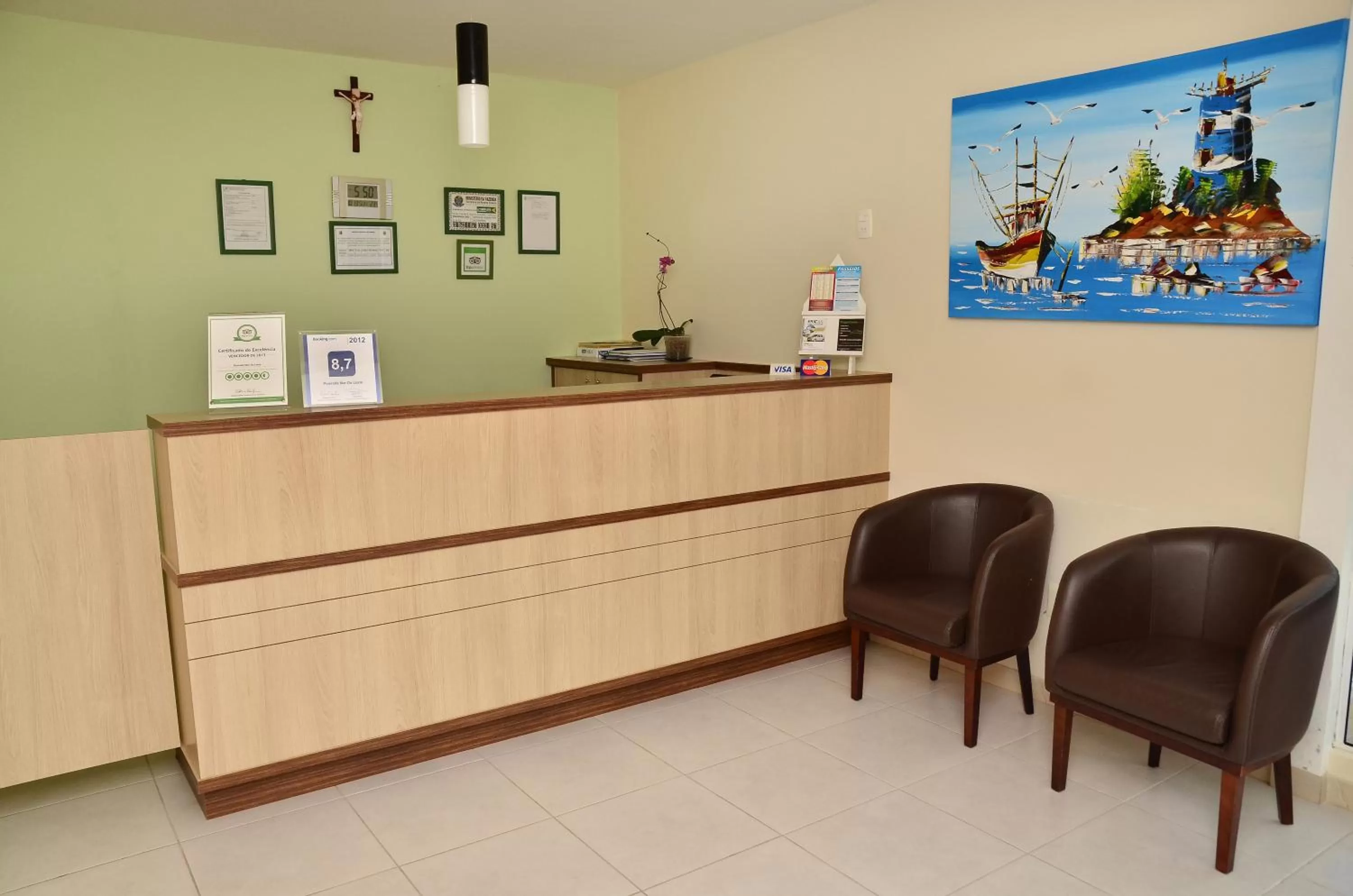 Lobby or reception in Pousada Mar Do Leste