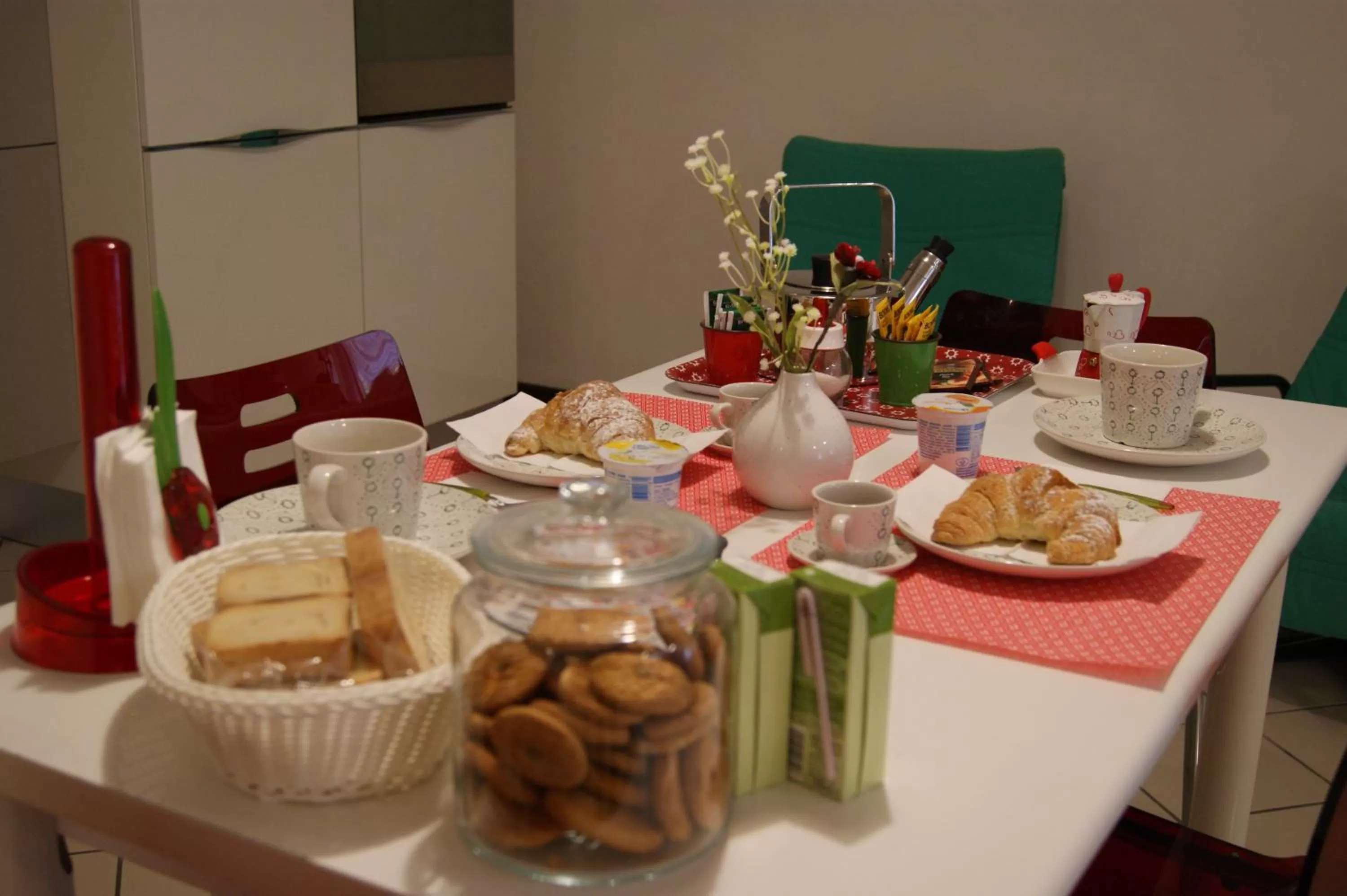 Food and drinks in B&B Ponte Rio