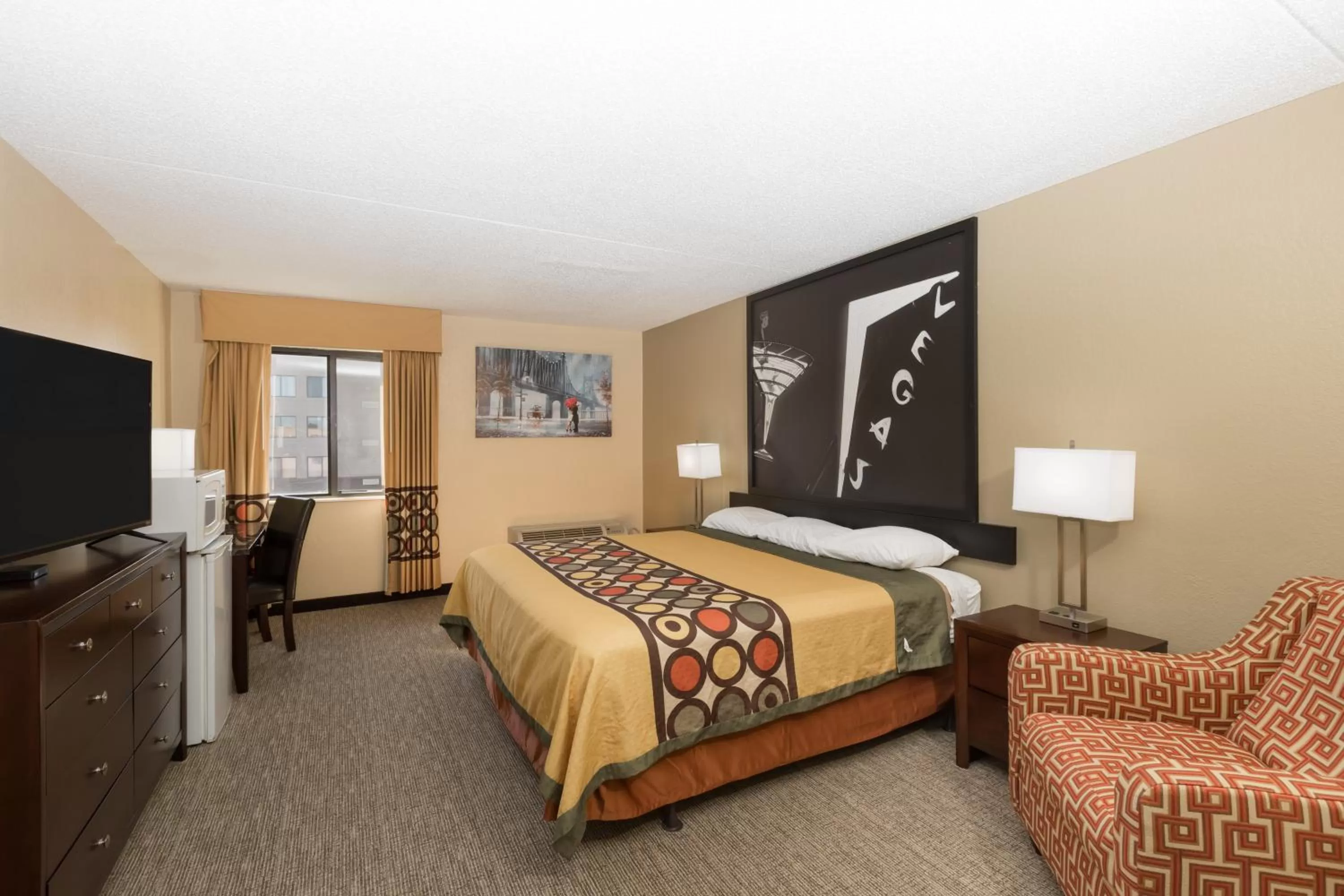 Bed in Super 8 by Wyndham Wichita North