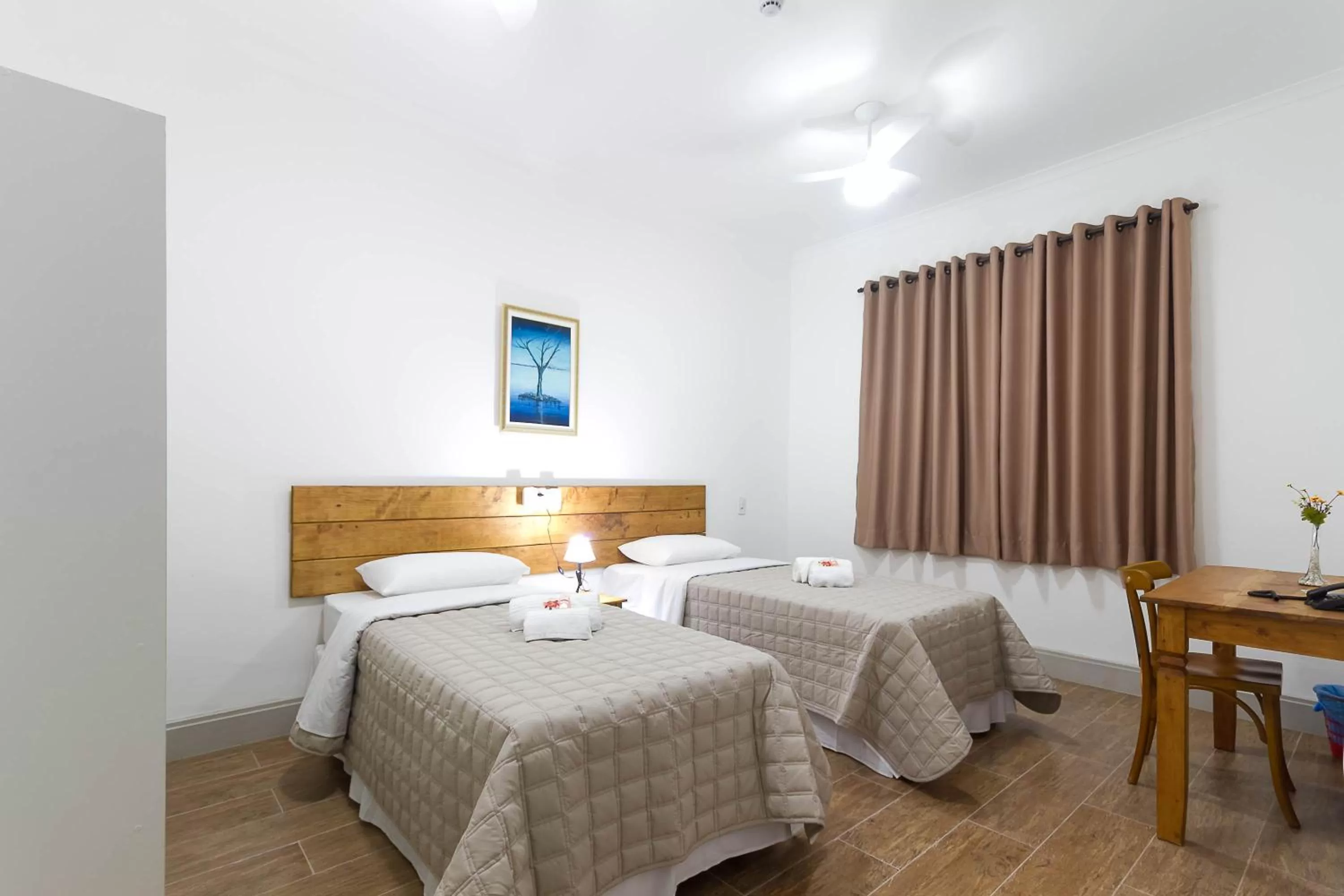 Bed in Pousada Sagrados Corações