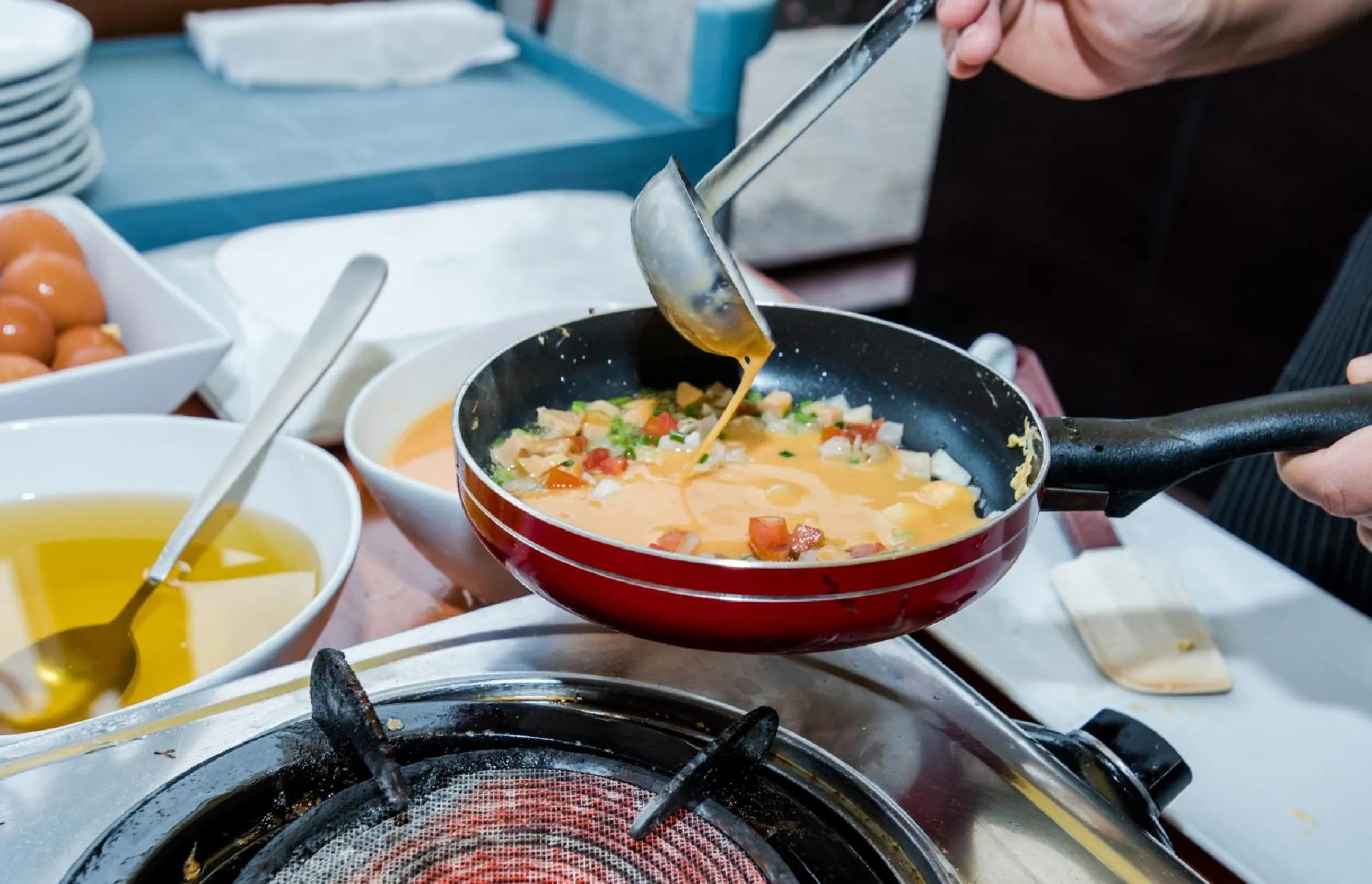 Buffet breakfast in ASHLEE Hub Hotel Patong