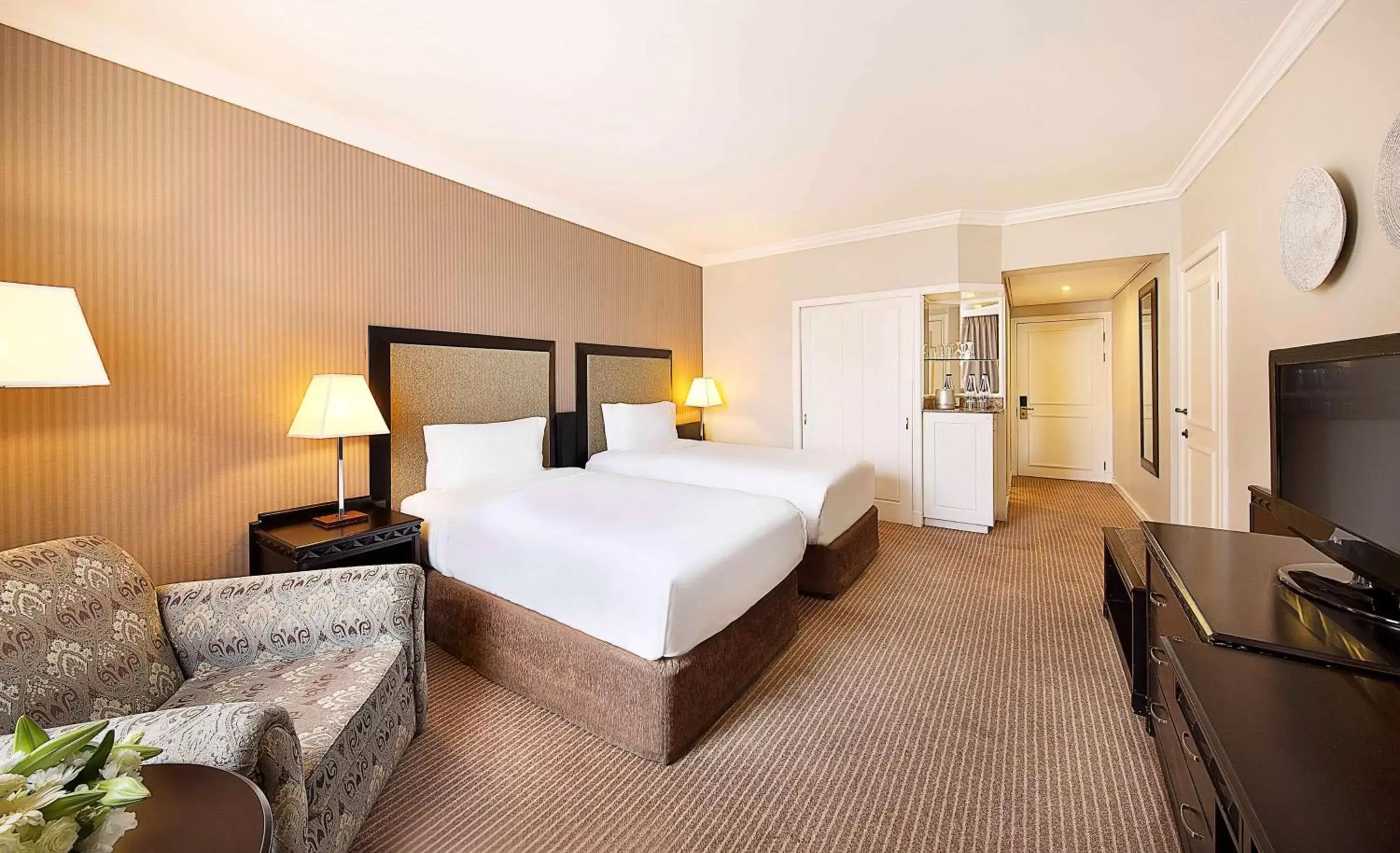 Twin Room in Hilton Sandton Twin Room in Hilton Sandton