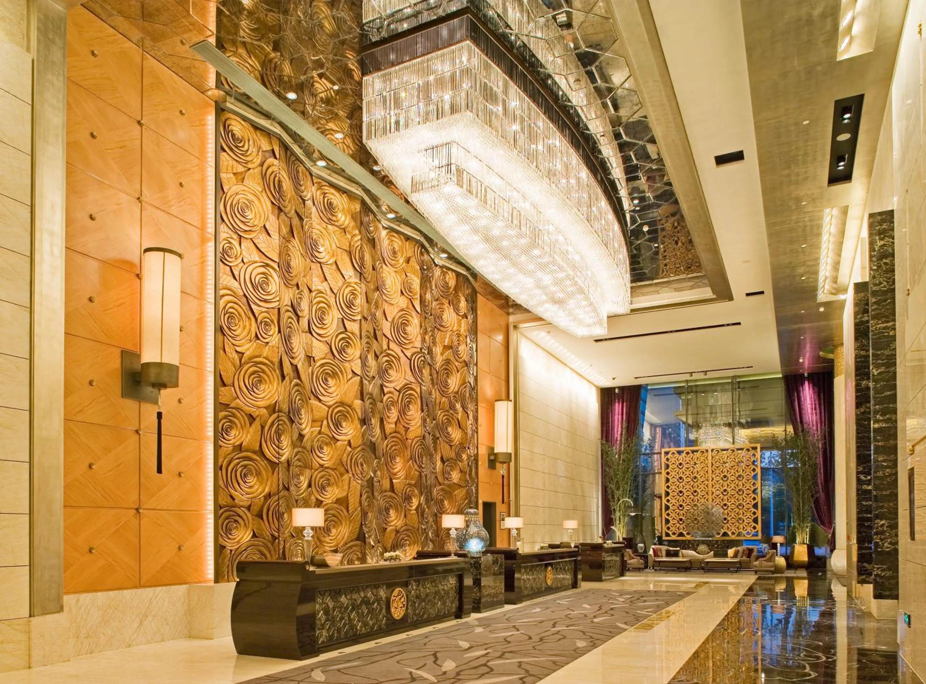 Lobby or reception in Wanda Vista Beijing