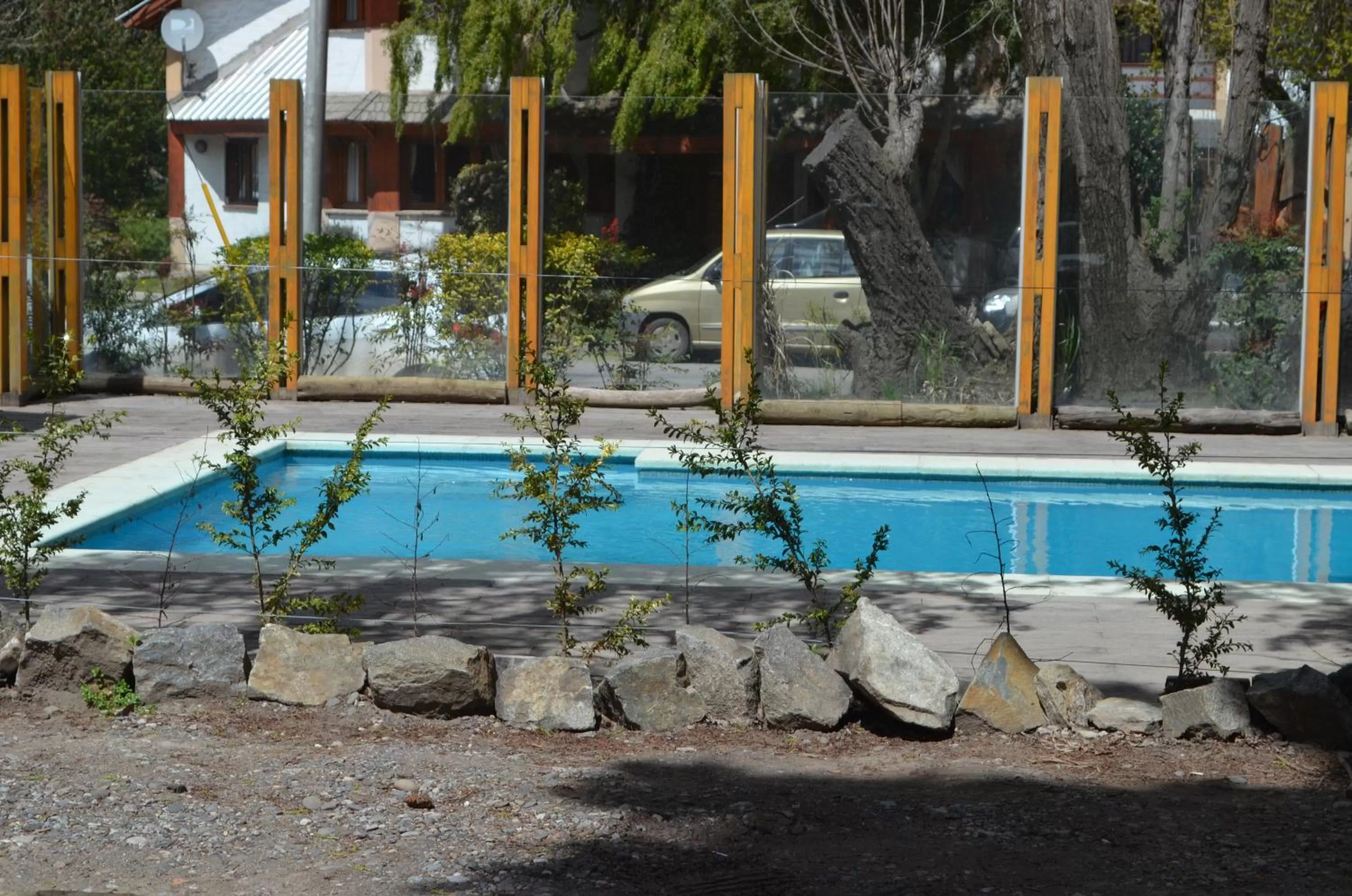 Pool view in Apart Hotel Robles del Sur