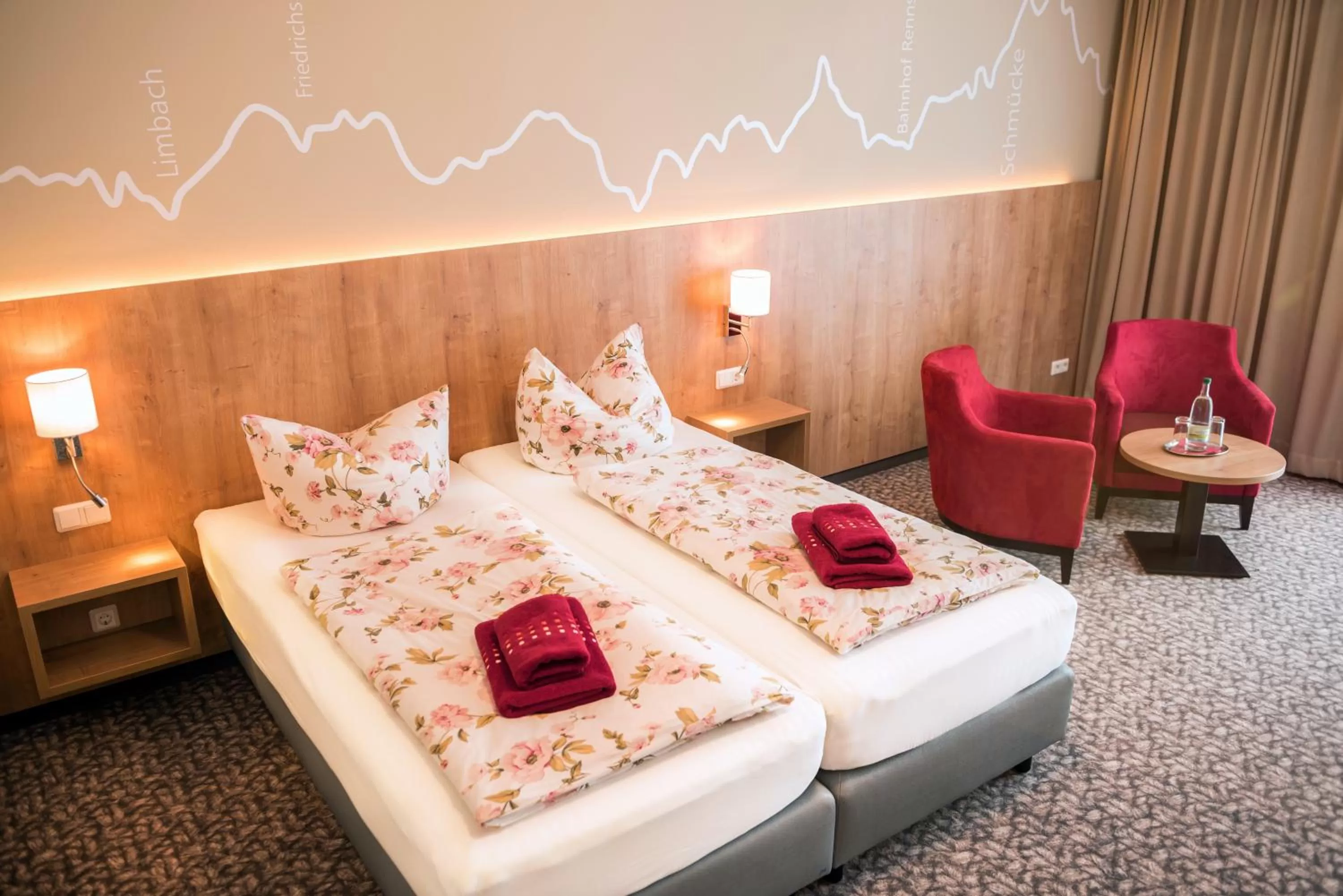 Bed in Hotel & Pension Traumblick