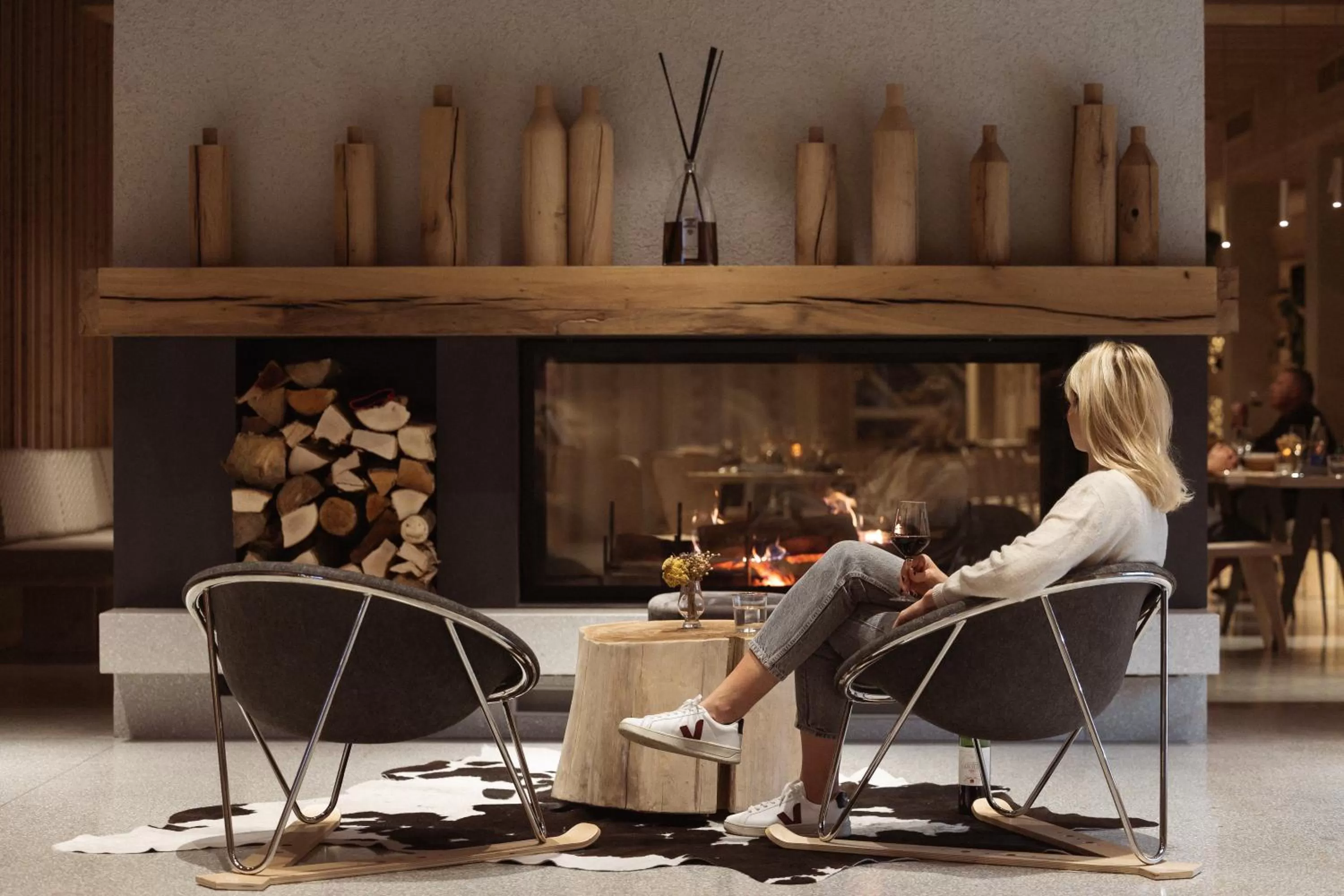 Lounge or bar in Hotel Bohinj