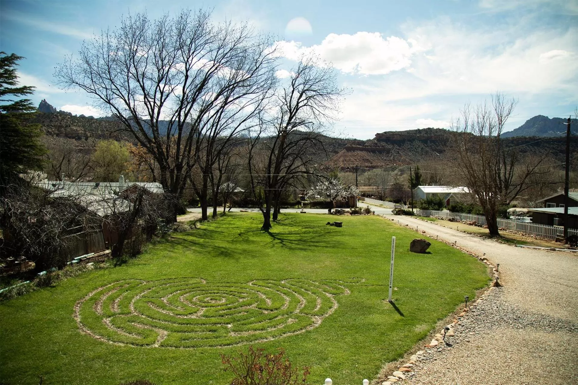 Bird's eye view in 2 Cranes Inn - Zion