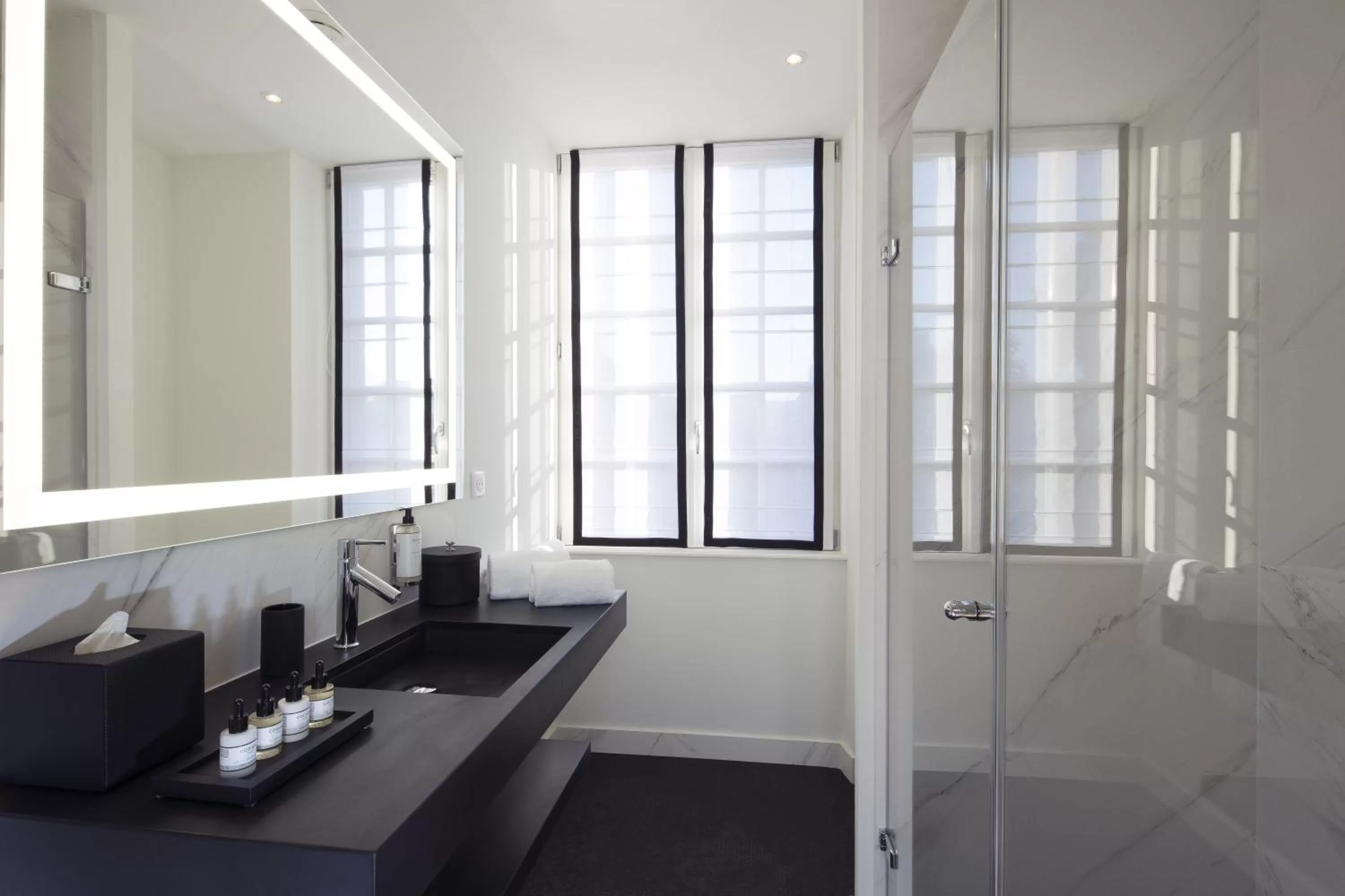 Shower in Boutique Hotel Des XV