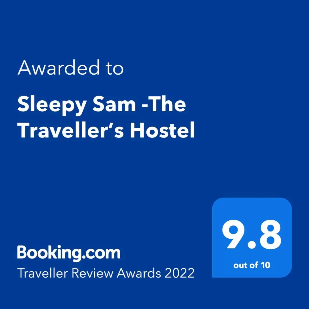 Logo/Certificate/Sign/Award in Sleepy Sam -The Traveller’s Hostel