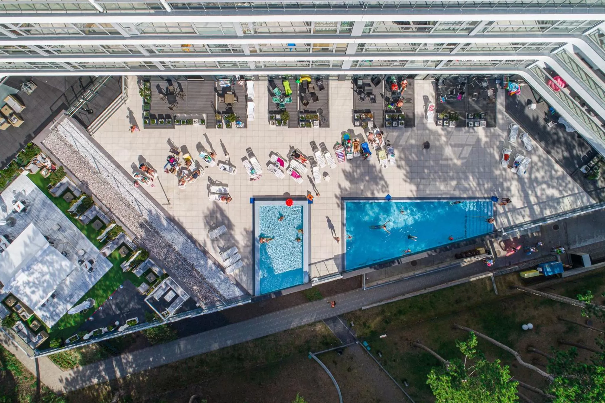 Property building, Pool View in Dune Resort Mielno - A