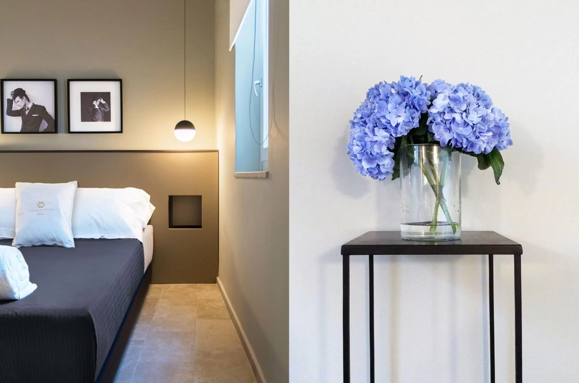 Bed in CinqueSuites Ortigia