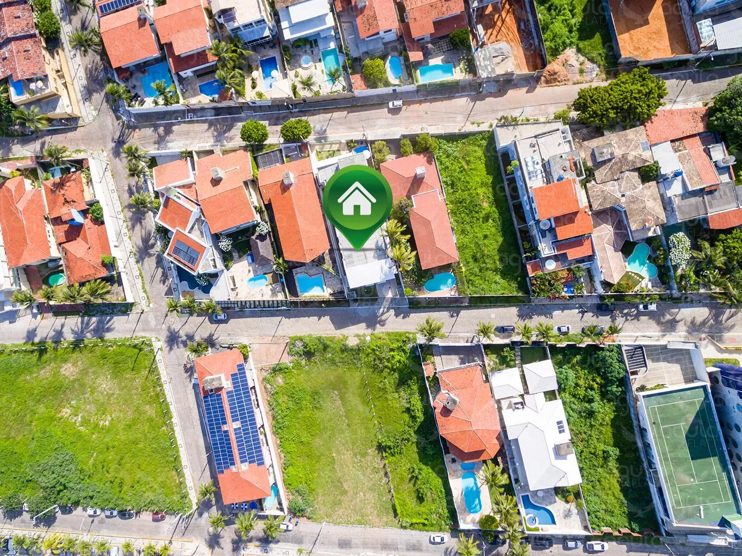 Bird's-eye View in Águia Flats Pousada