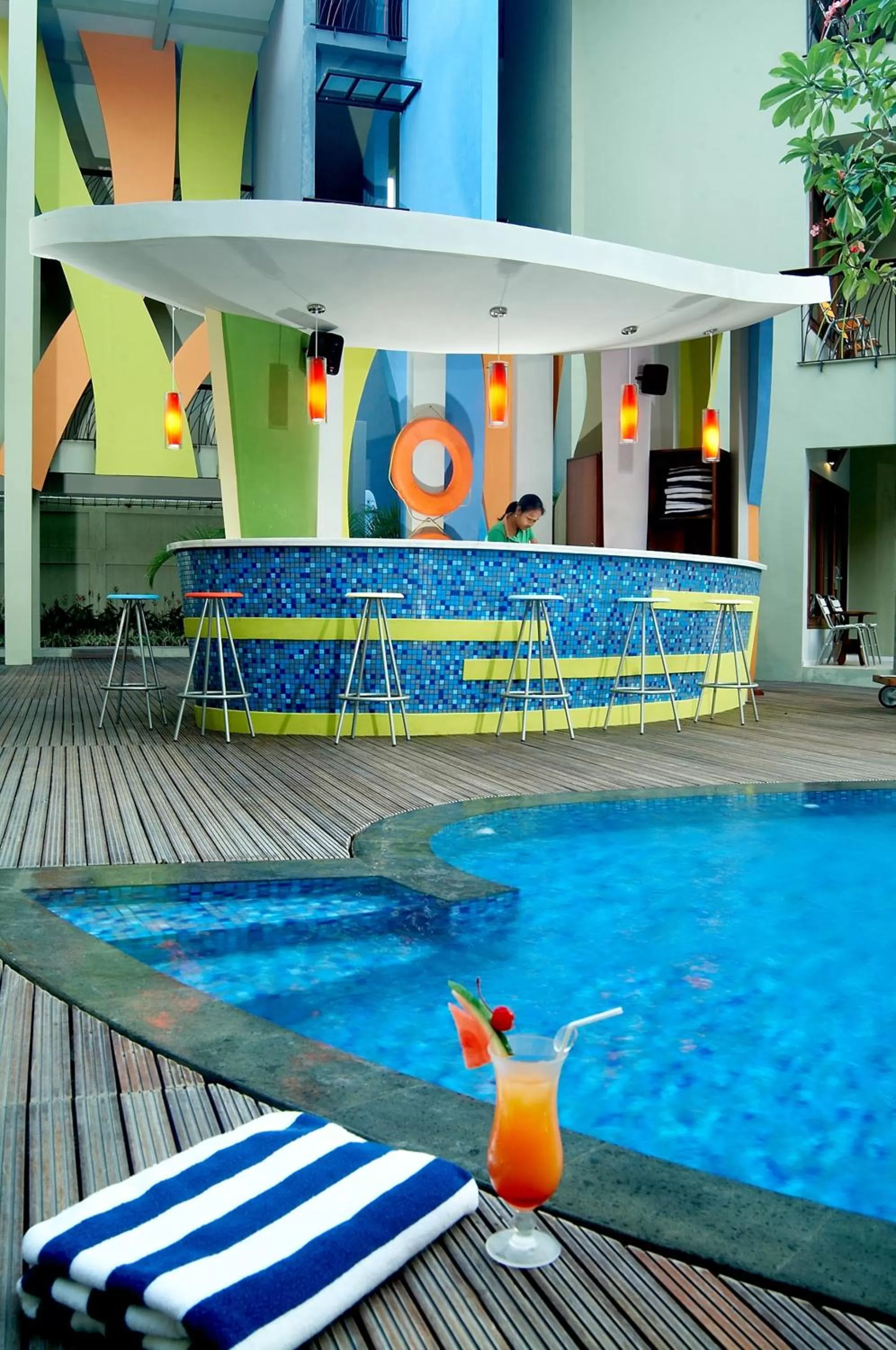 Swimming pool in ibis Styles Bali Legian