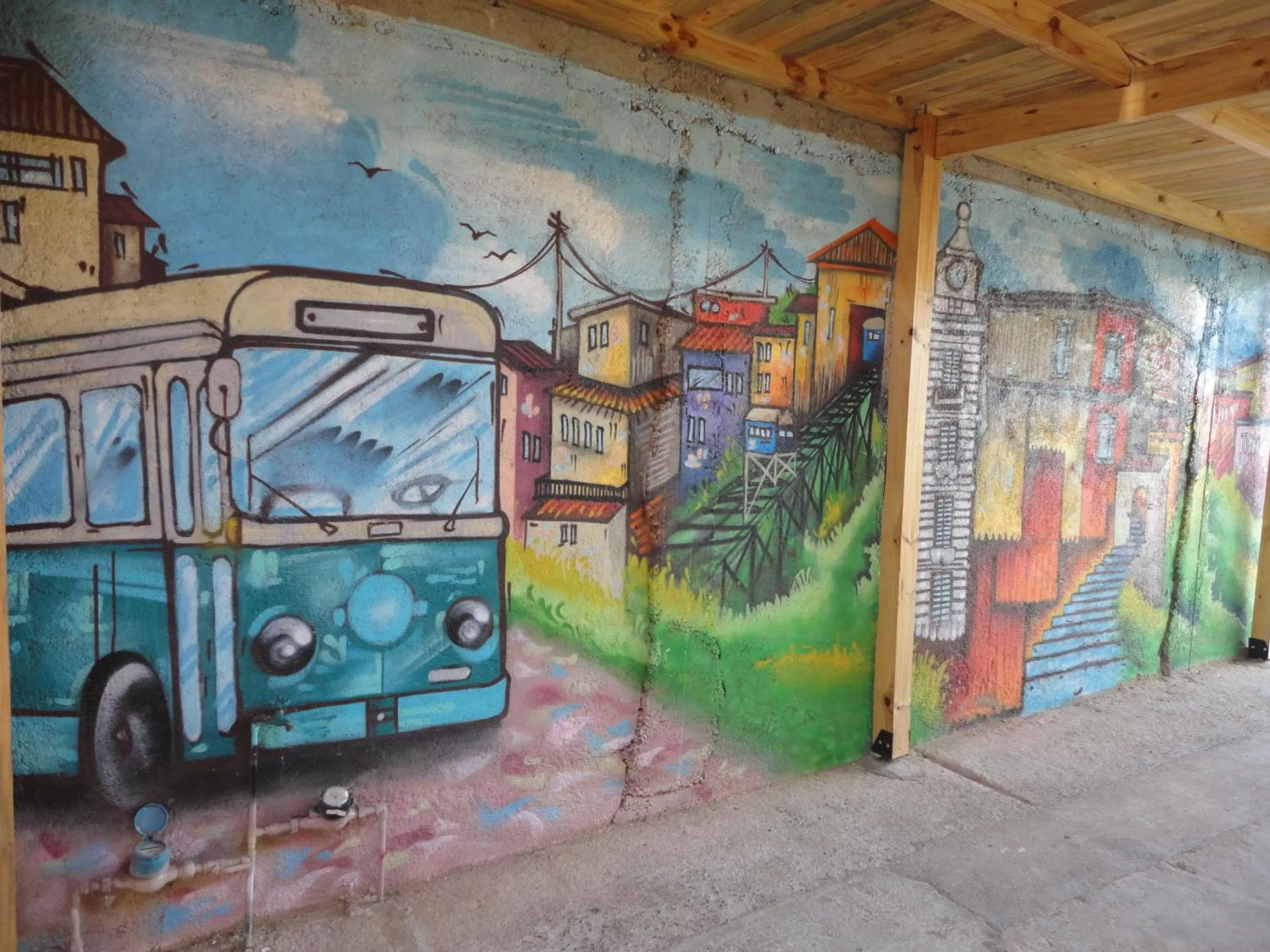 Decorative detail in Hostal Miramar