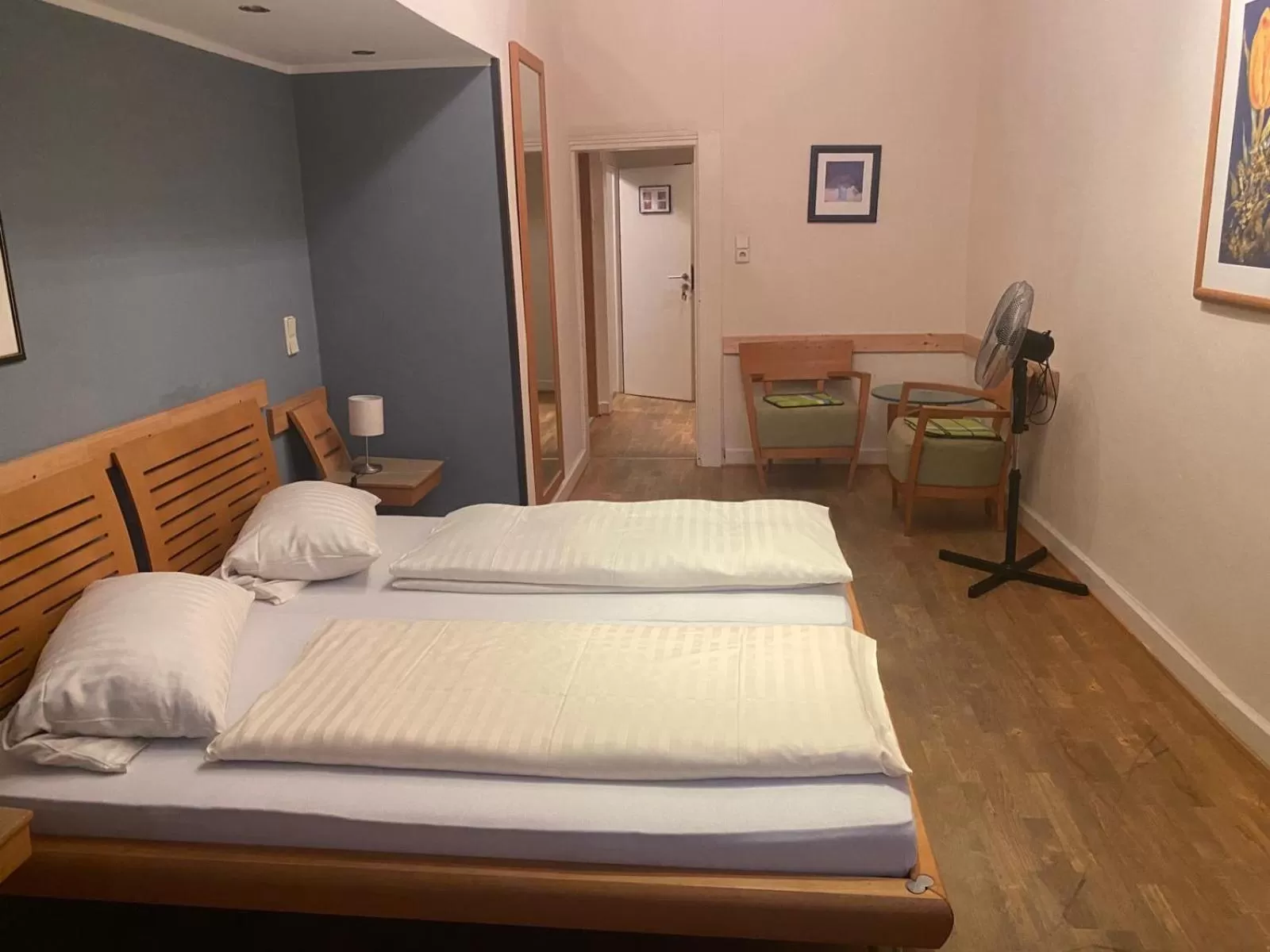 Bed in Hotel Restaurant Frankenturm