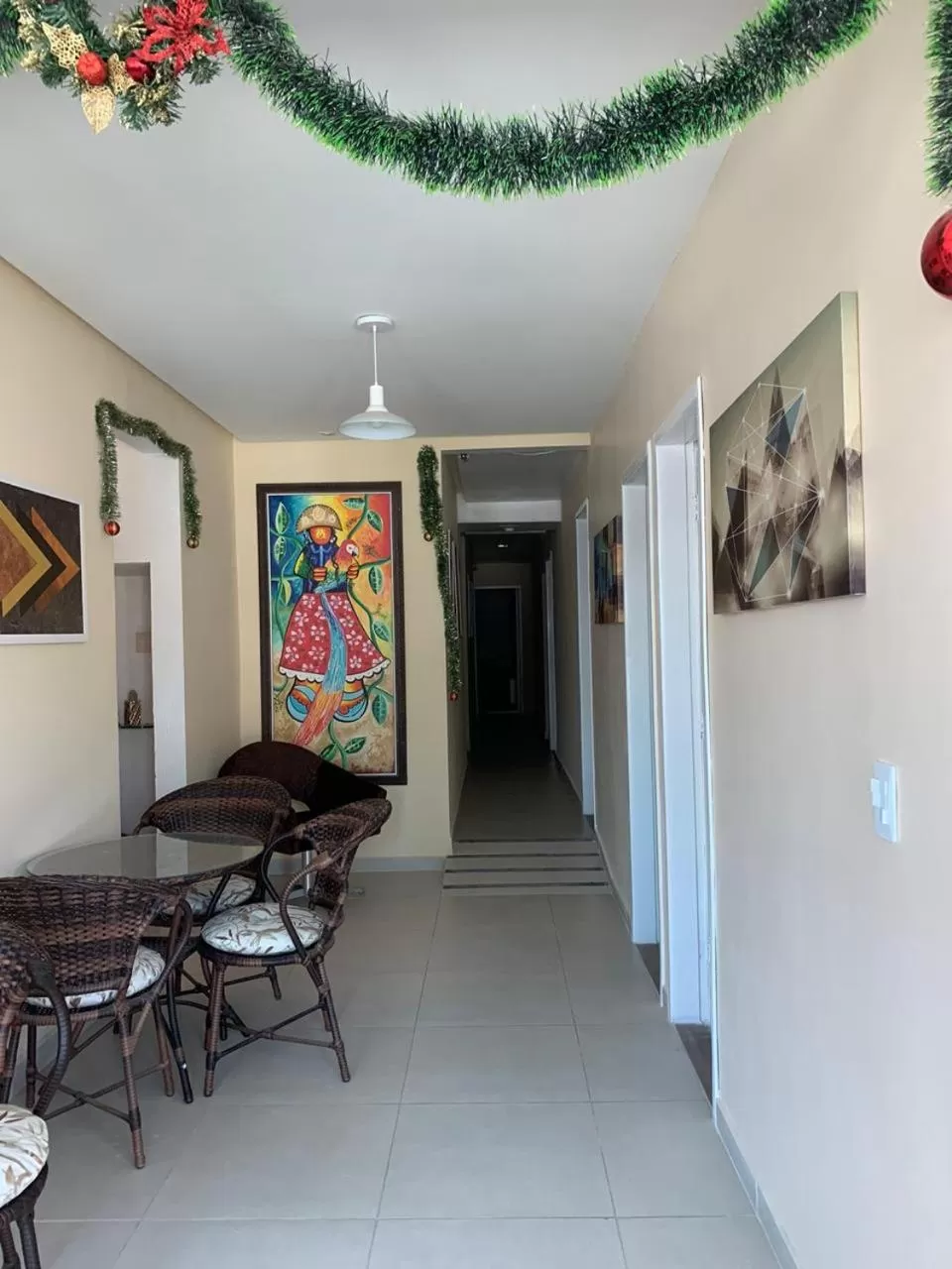 Dining area in Pousada Familly -Praia de Tambaú -PB