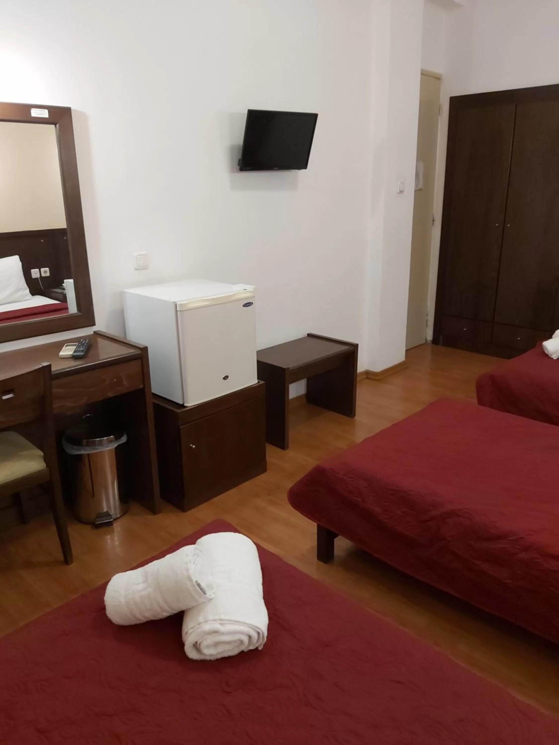 Bed in Ξενοδοχείο Acropol