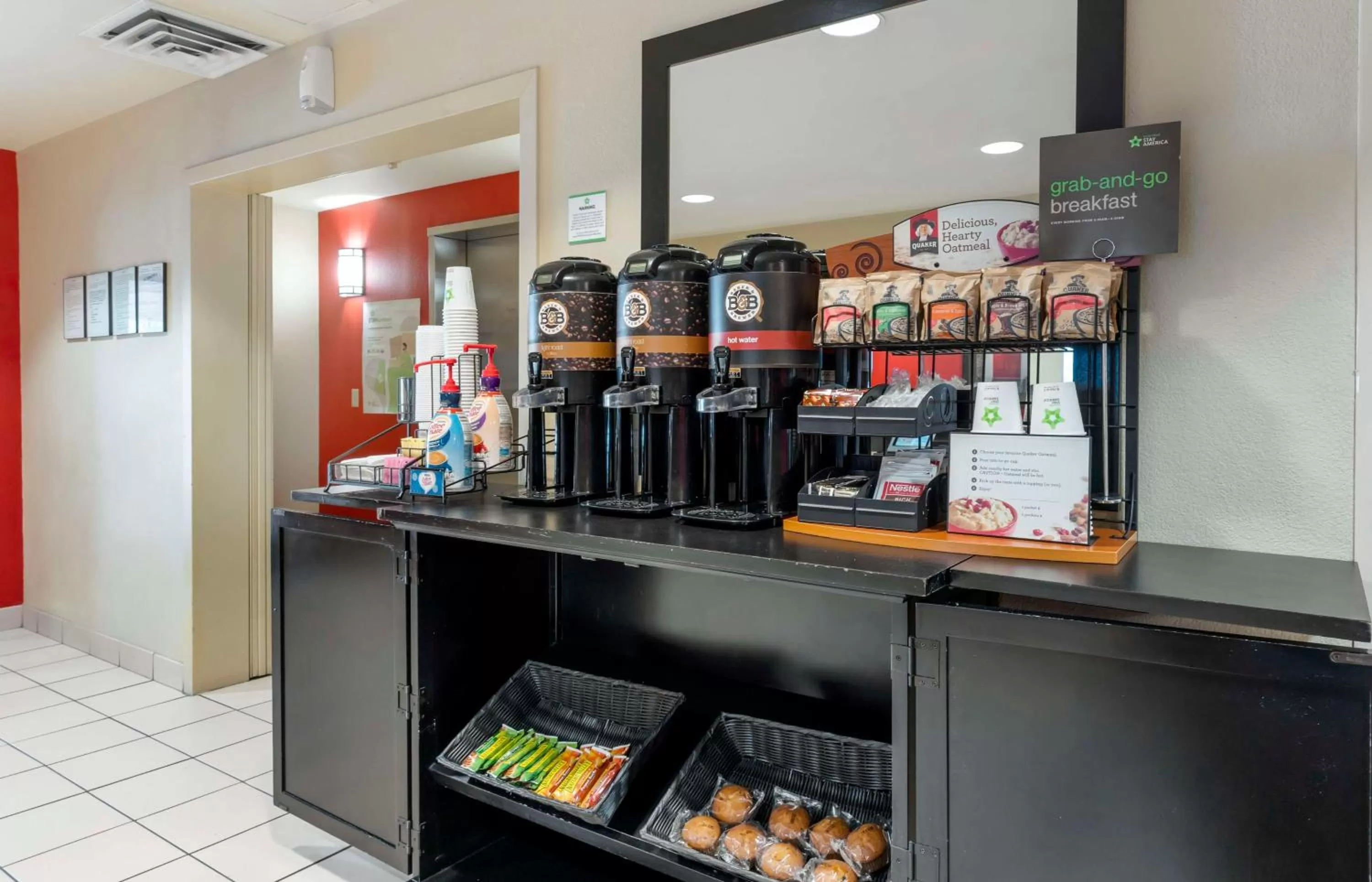 Breakfast in Extended Stay America Suites - Fremont - Warm Springs