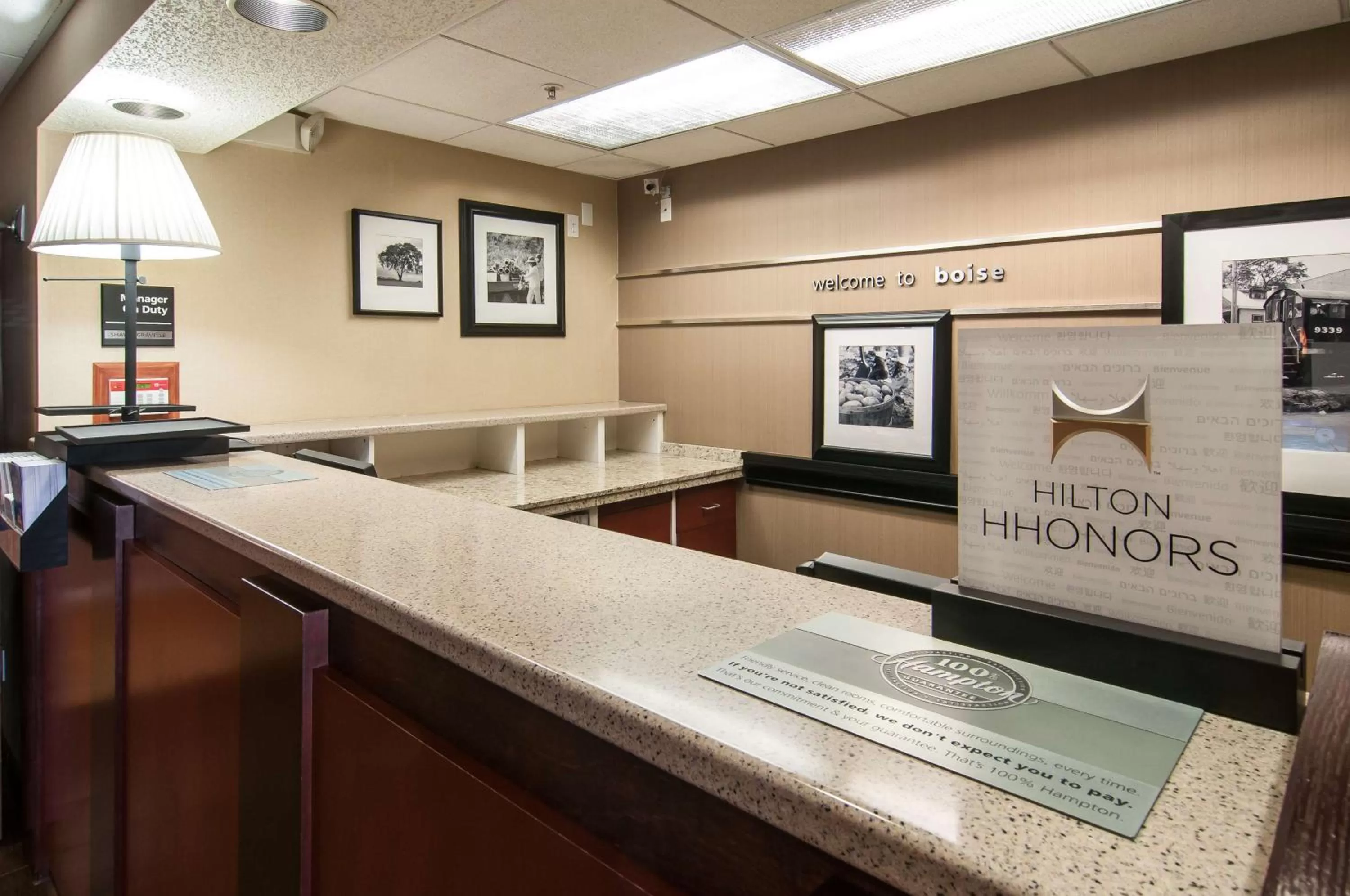 Lobby or reception in Hampton Inn Boise - Airport