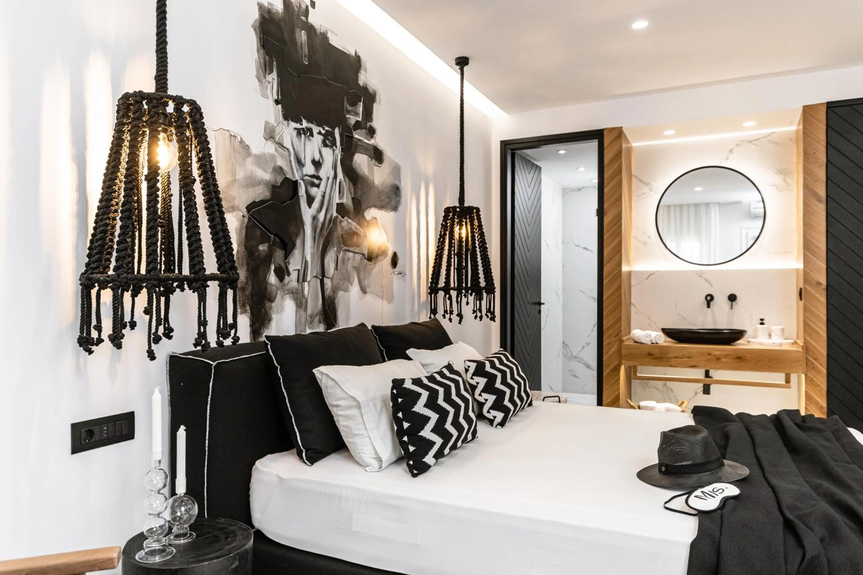 Bed in Hotel Palatia