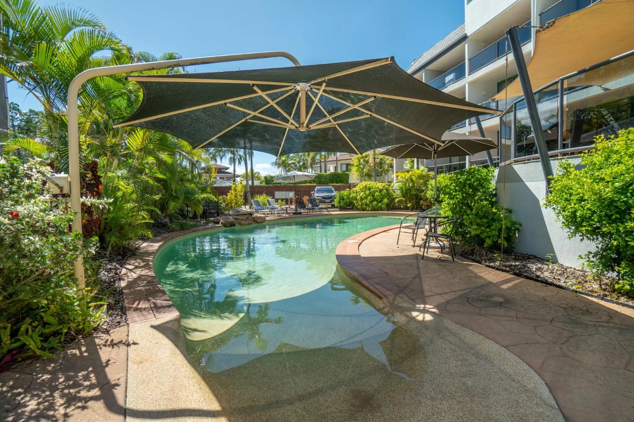 Swimming pool in Shelly Bay Resort