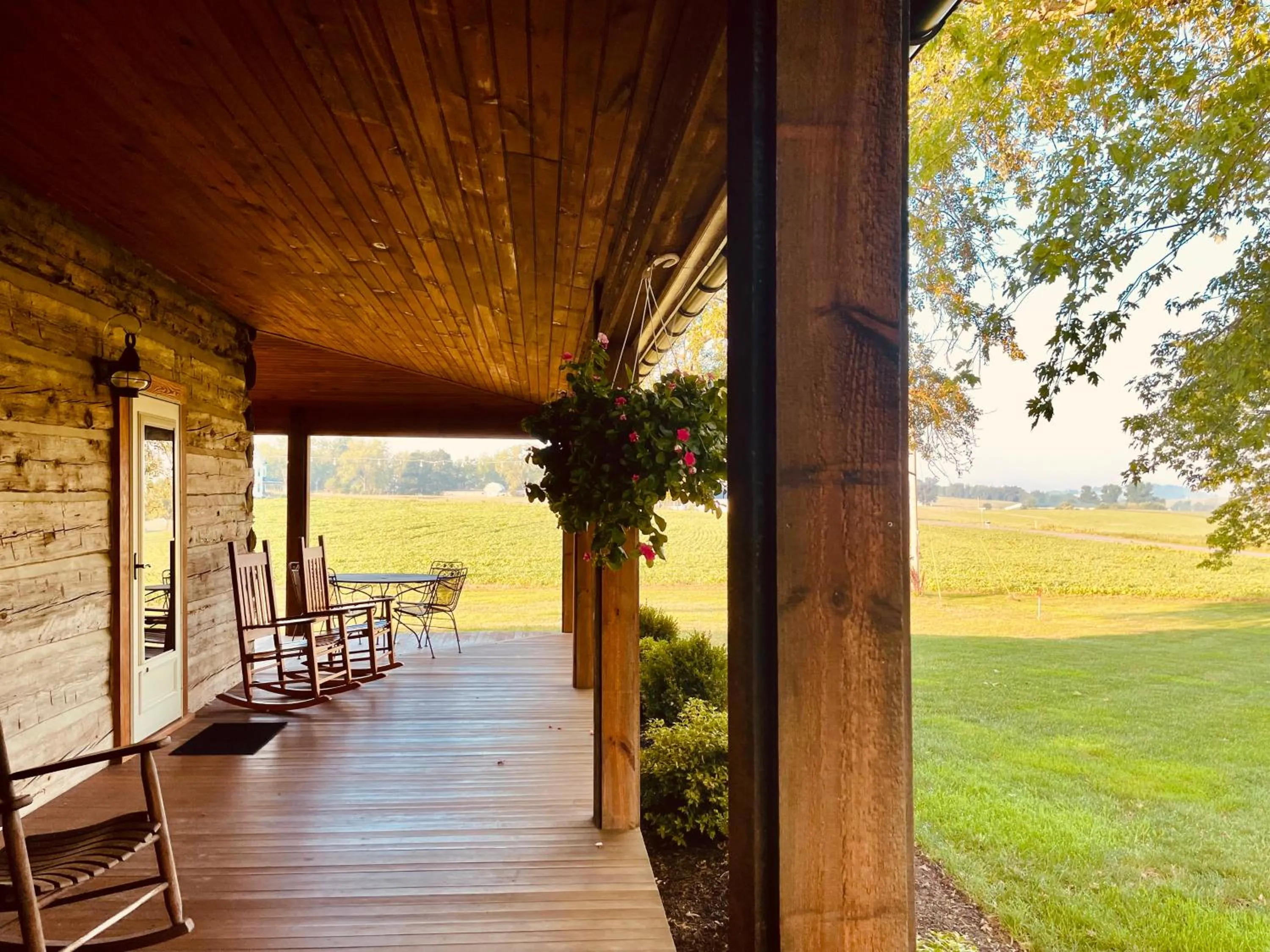 Patio in Silver Lake Bed and Breakfast