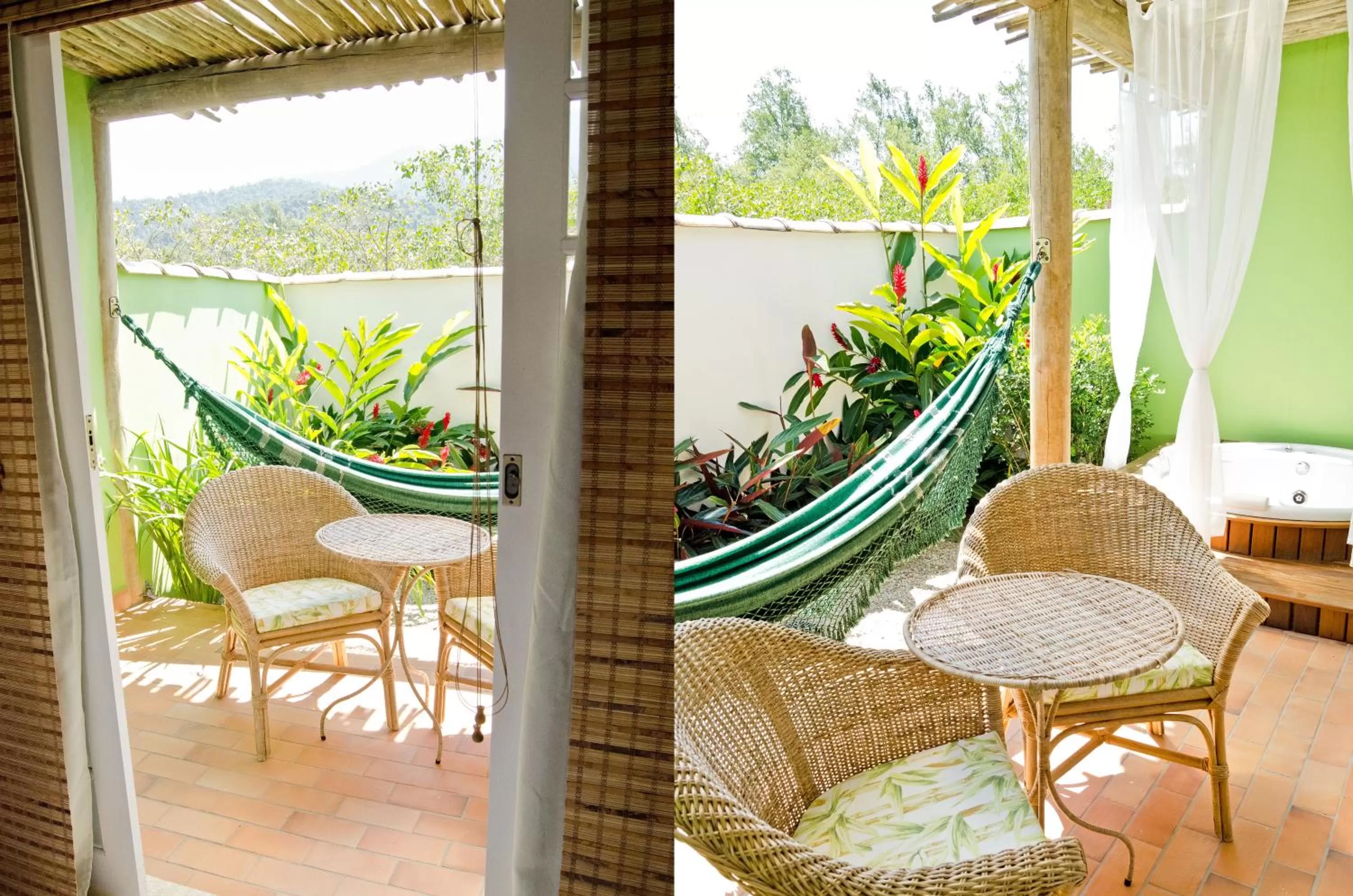 Balcony/Terrace in Pousada Pomar Paraty