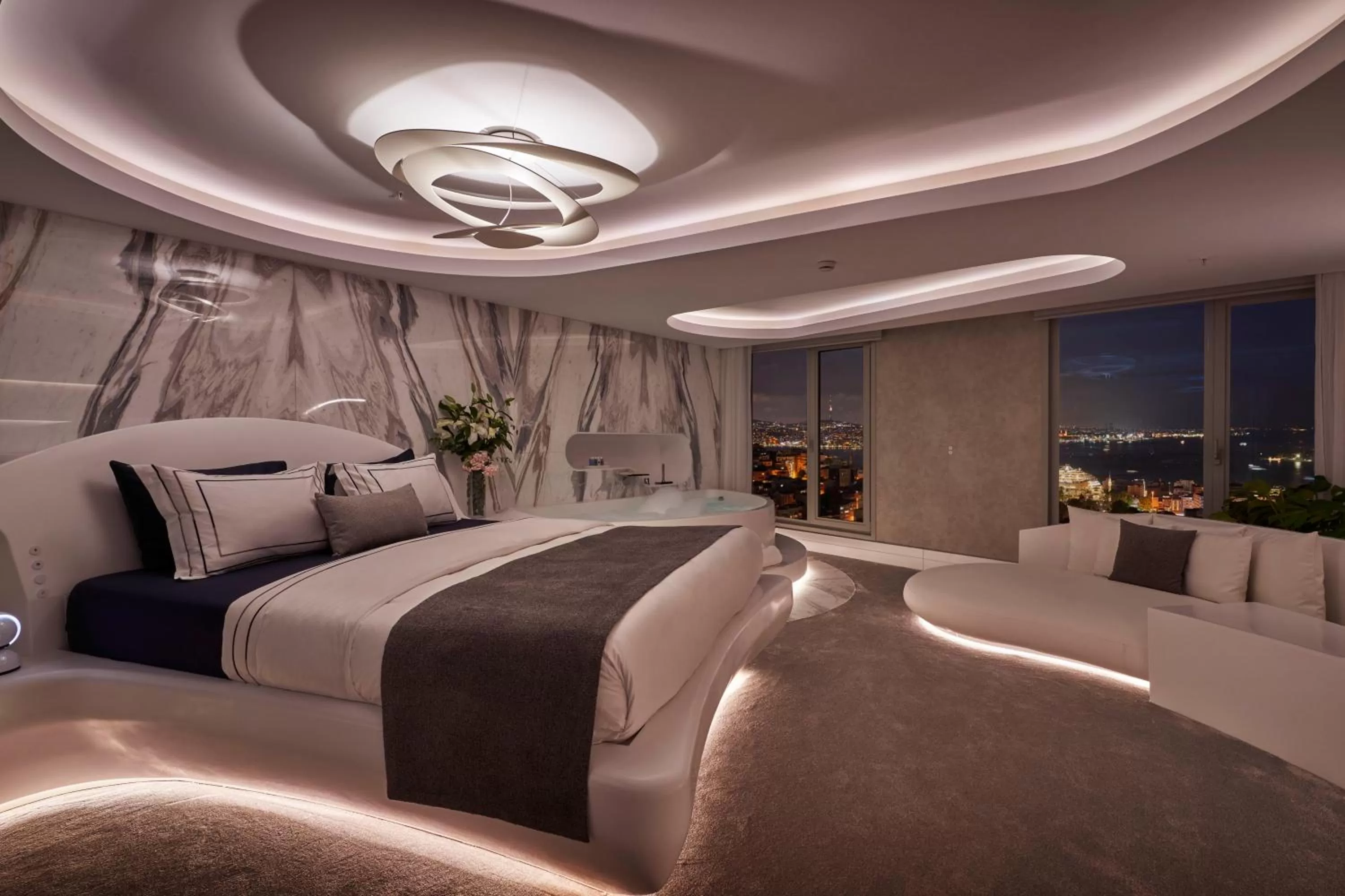 Bedroom, Bed in Richmond Istanbul