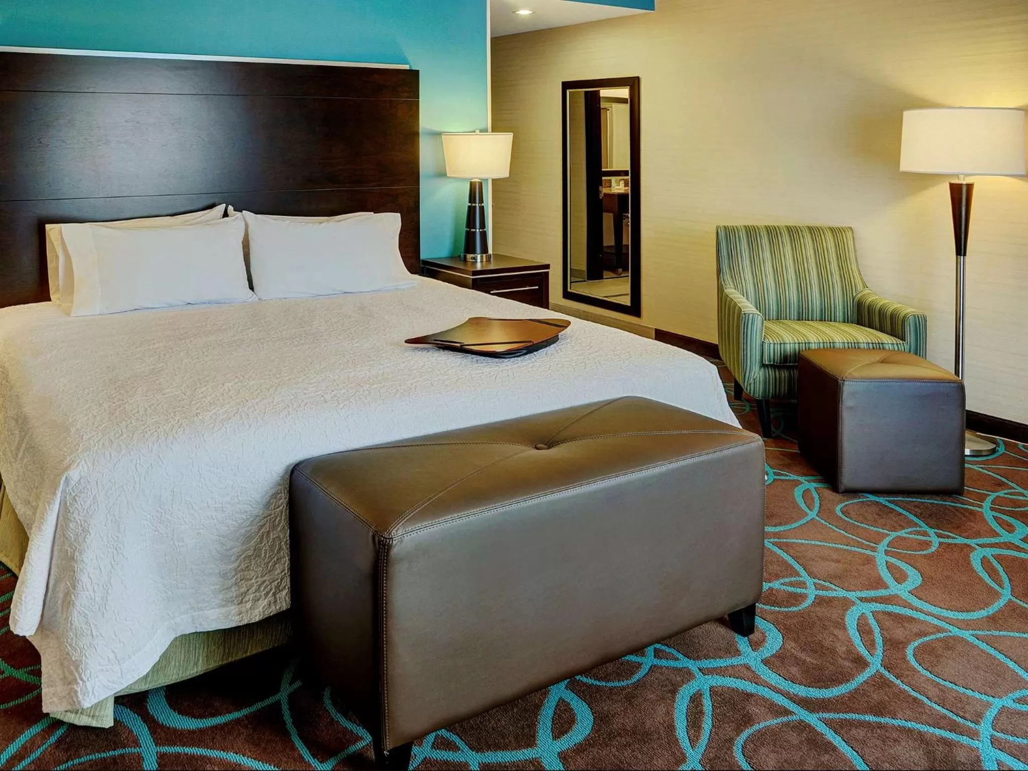 Bed in Hampton Inn by Hilton Winnipeg