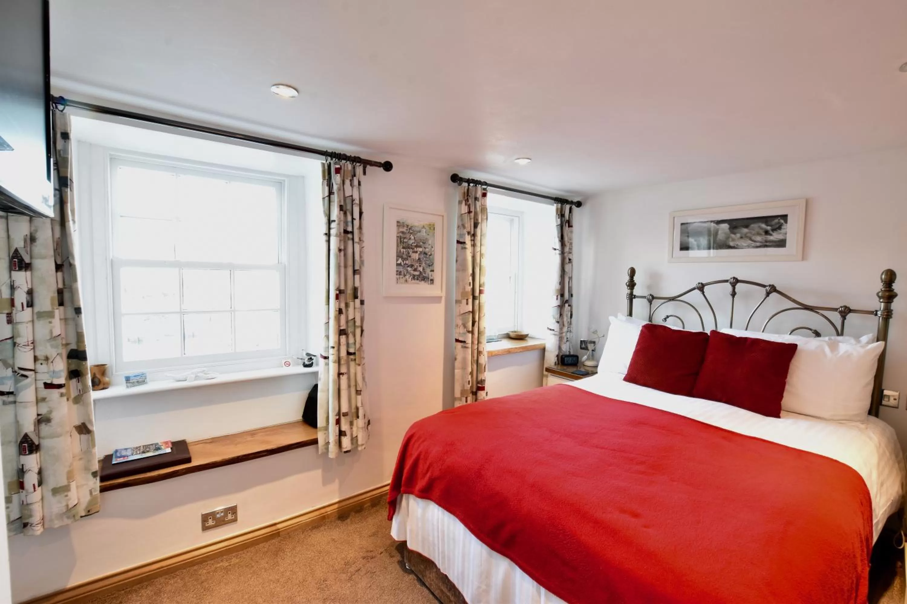 Bed in Sampford Harbour Side Guest House