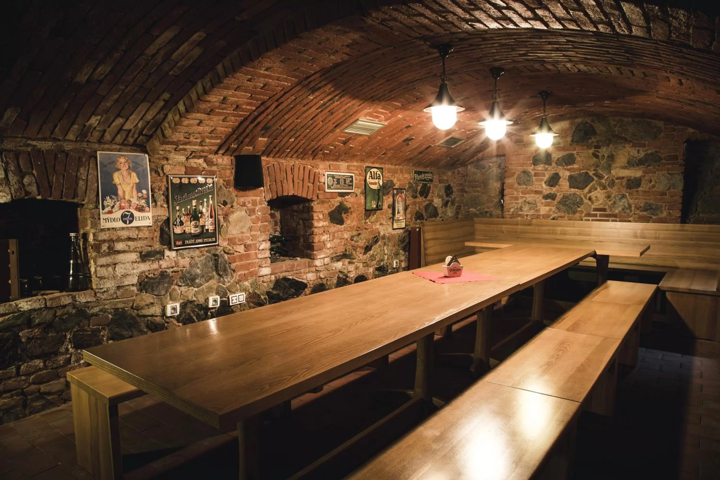 Seating area in Hotel Purkmistr