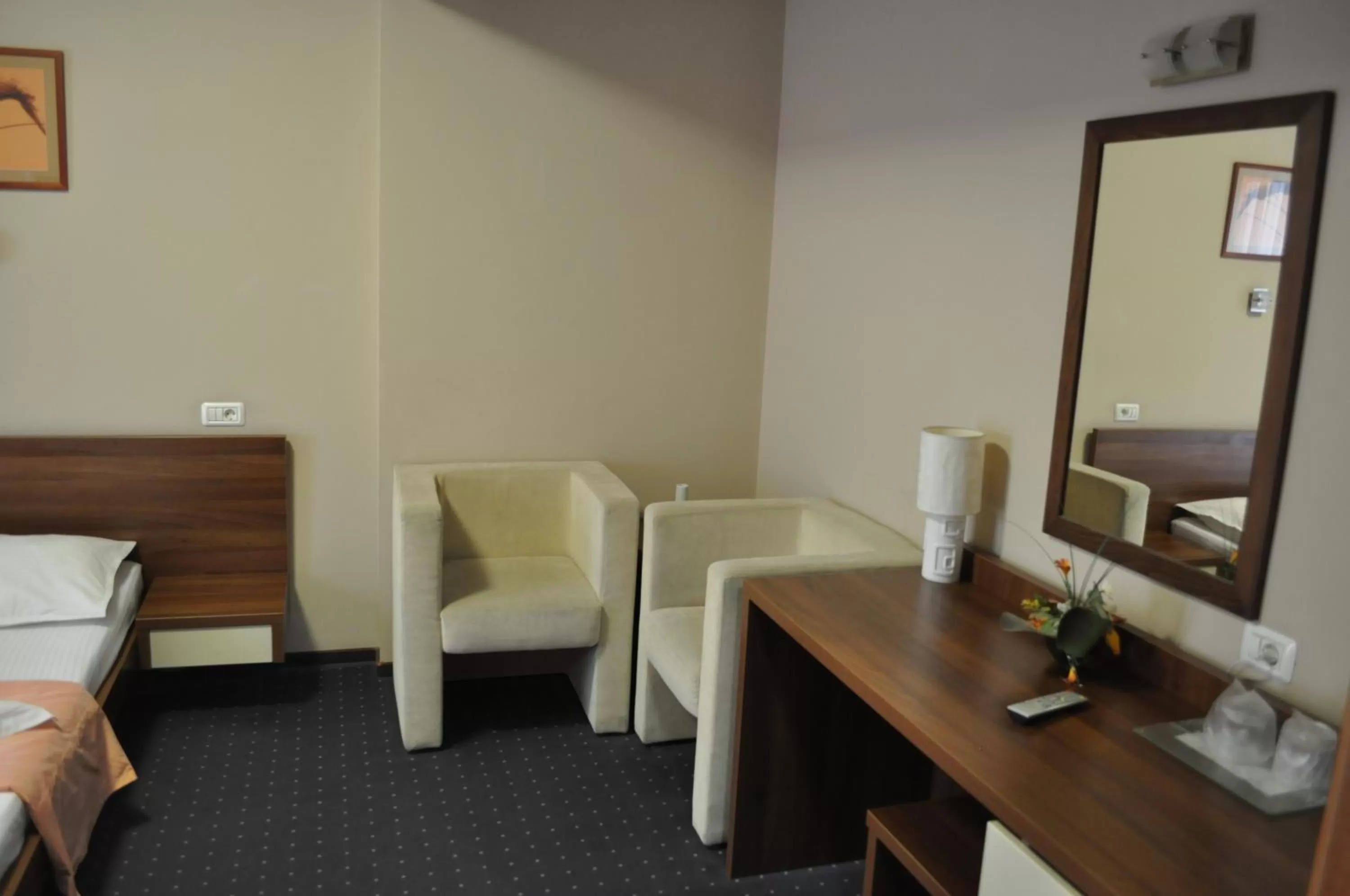 Decorative detail, Bed in Euro House Hotel