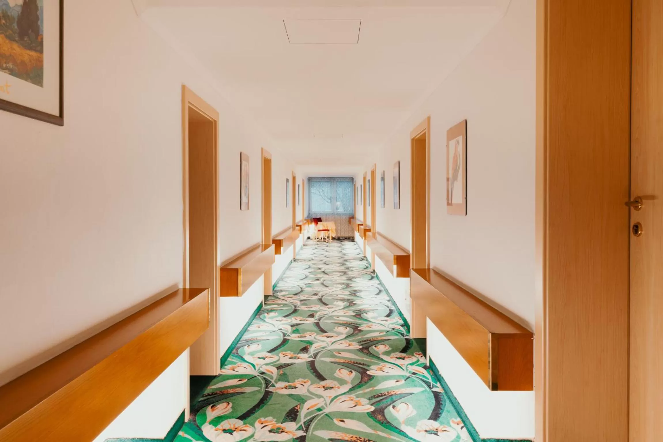 Bed in Hotel Scherer