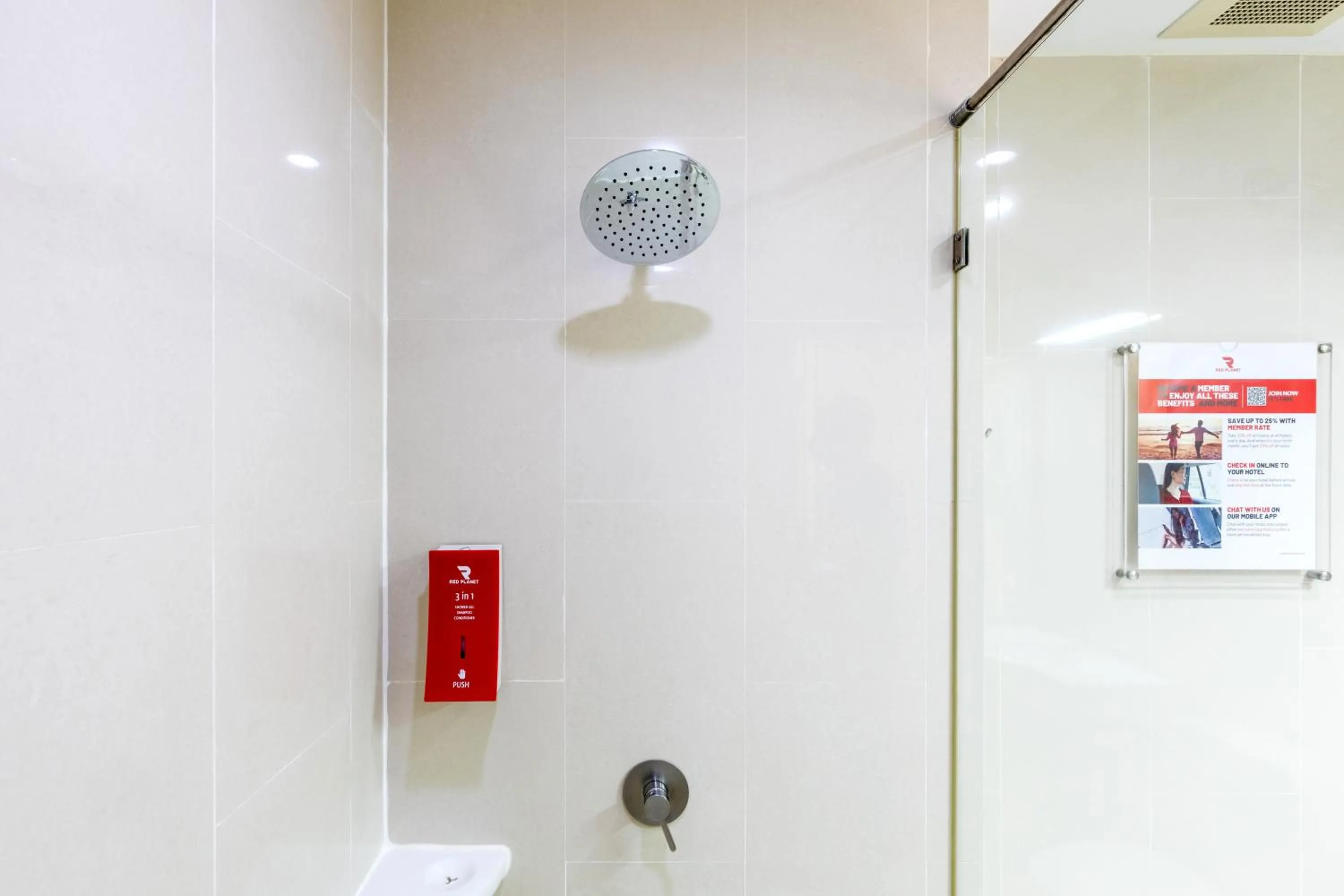 Bathroom in Red Planet Phuket Patong - SHA Extra Plus