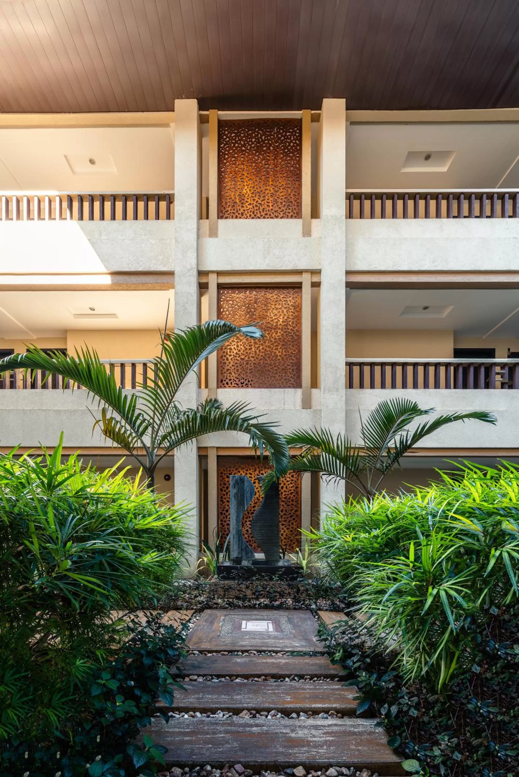 Garden view in Coron Westown Resort