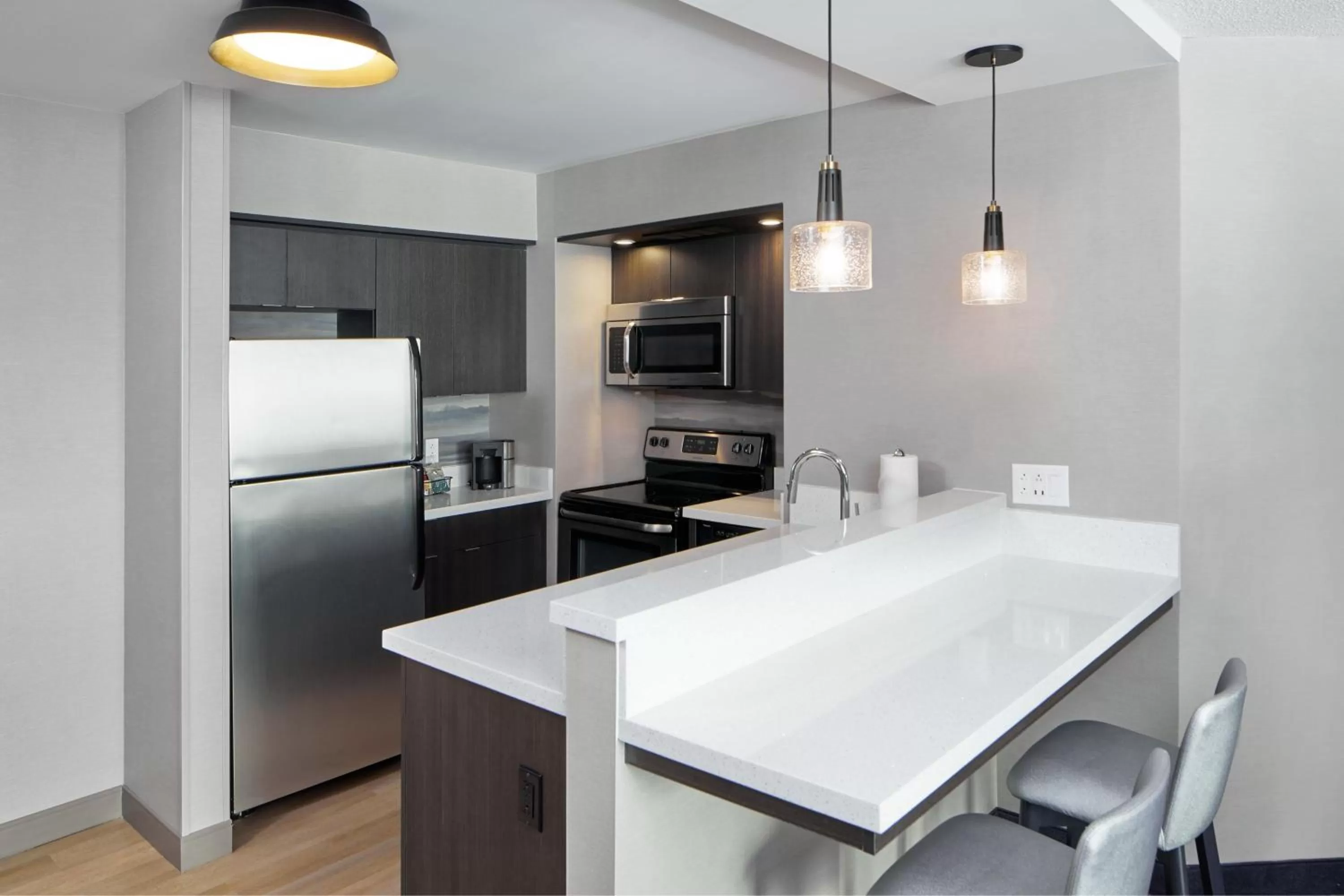 Kitchen or kitchenette in Residence Inn by Marriott Rochester West Greece