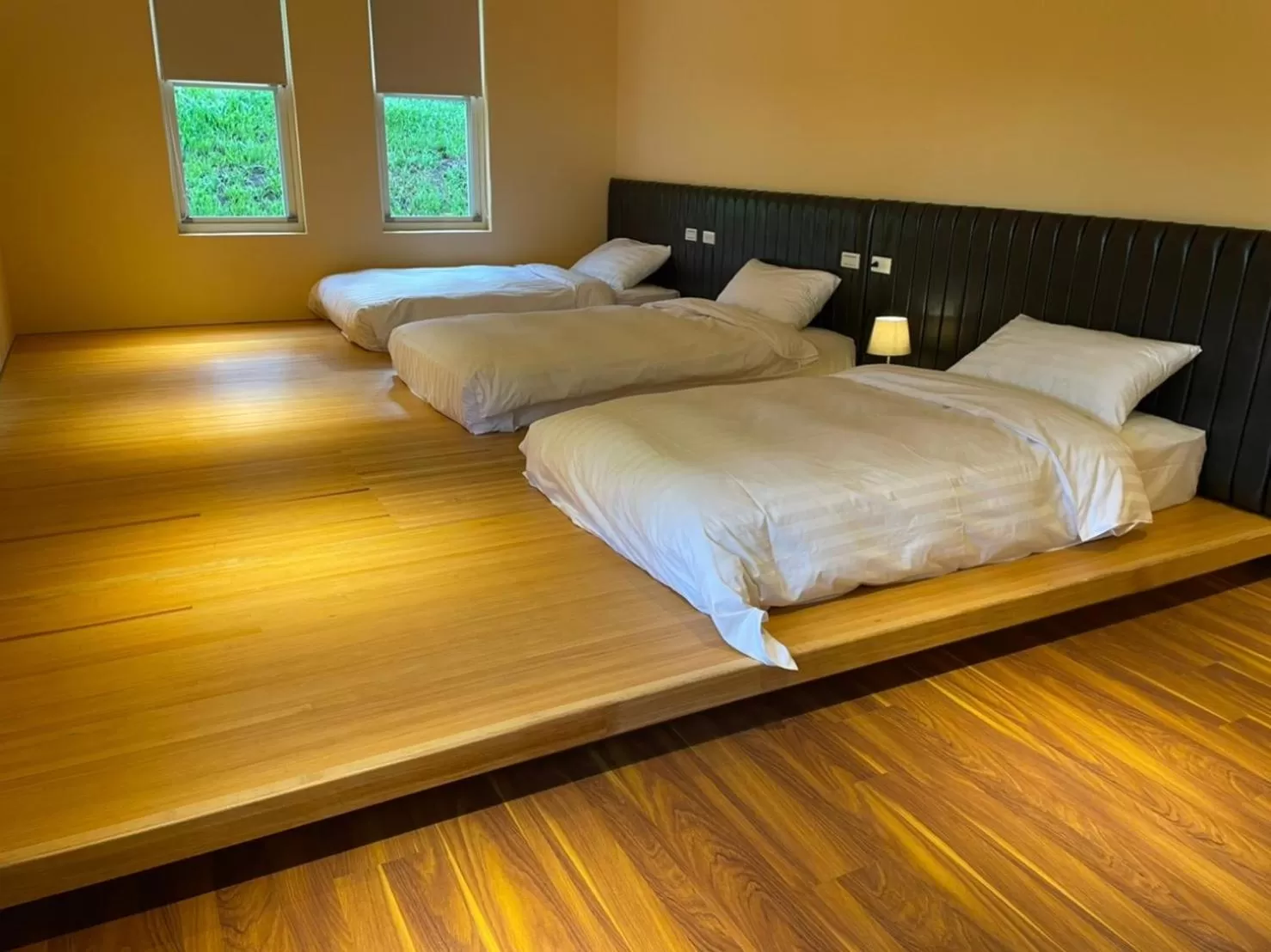 Bed in American Village Resort