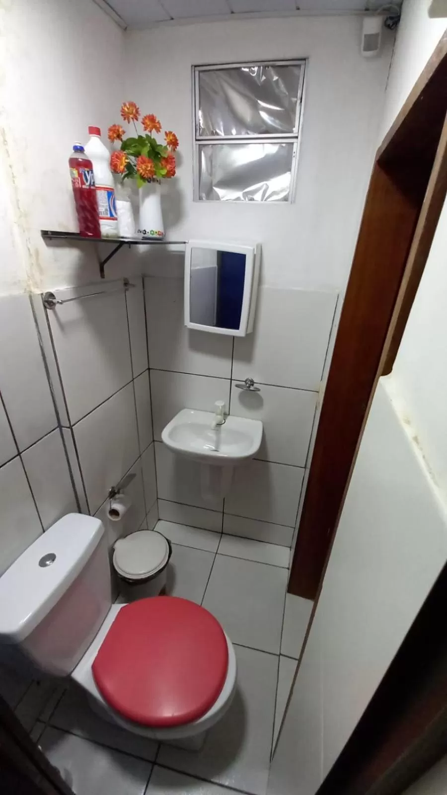 Bathroom in Apart Hotel-Amazonas Shooping